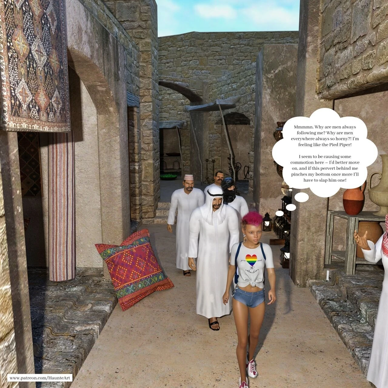 Nicole in Marocco porn comic picture 6