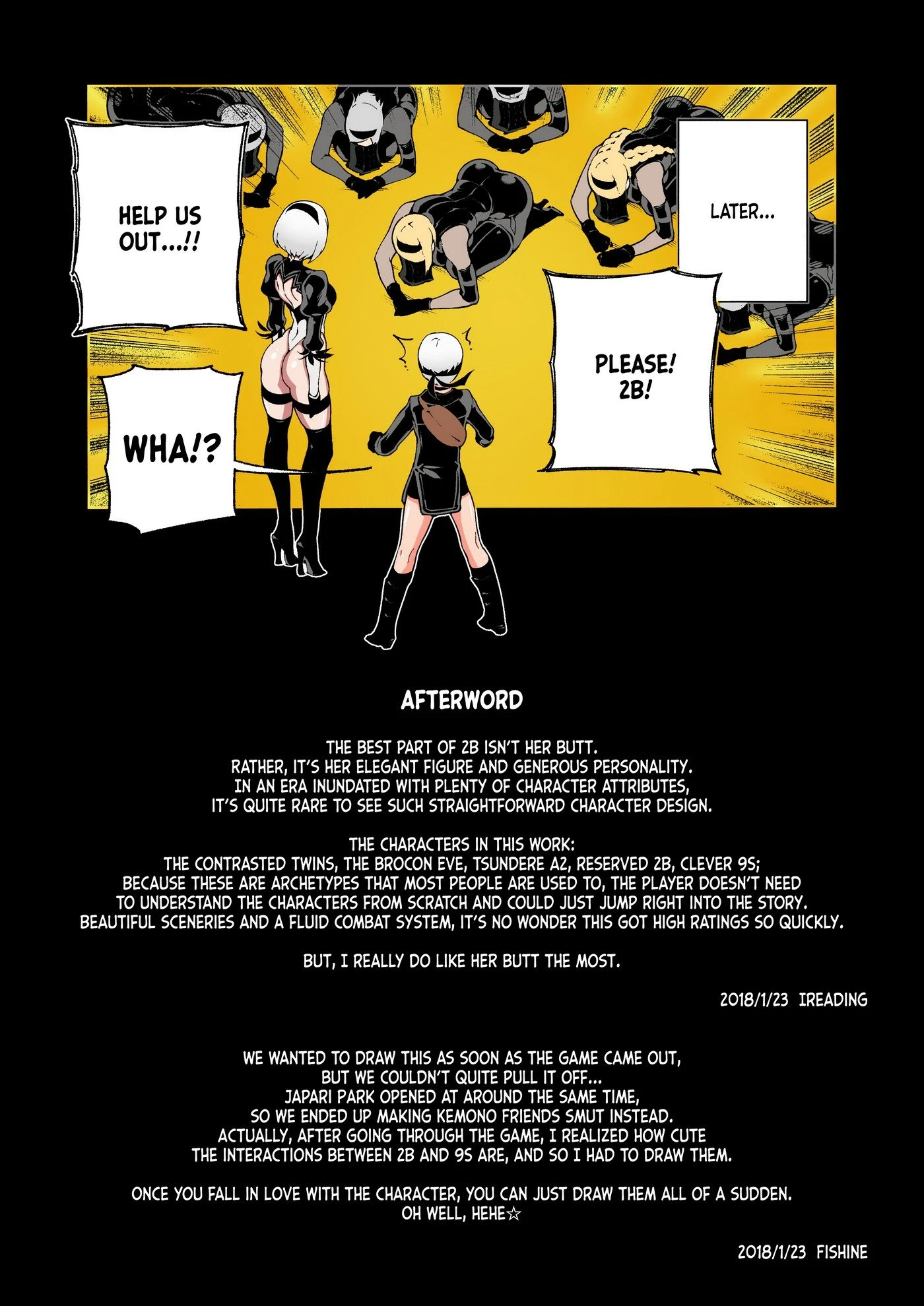 NieR 2BR18 [Colorized] porn comic picture 22