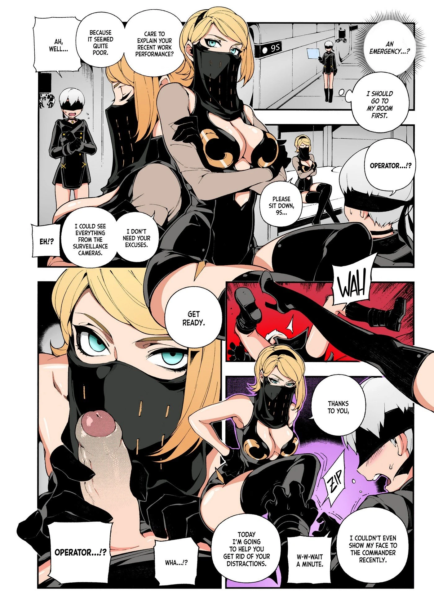 NieR 2BR18 [Colorized] porn comic picture 9