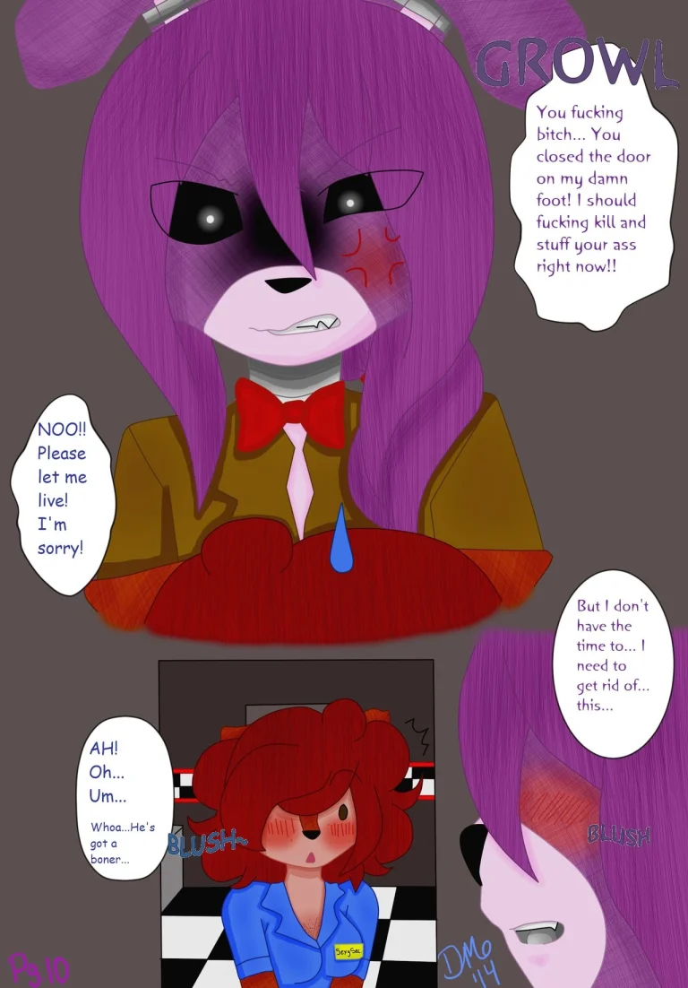 Night 1: Bonnie x Jasmine porn comic picture 10