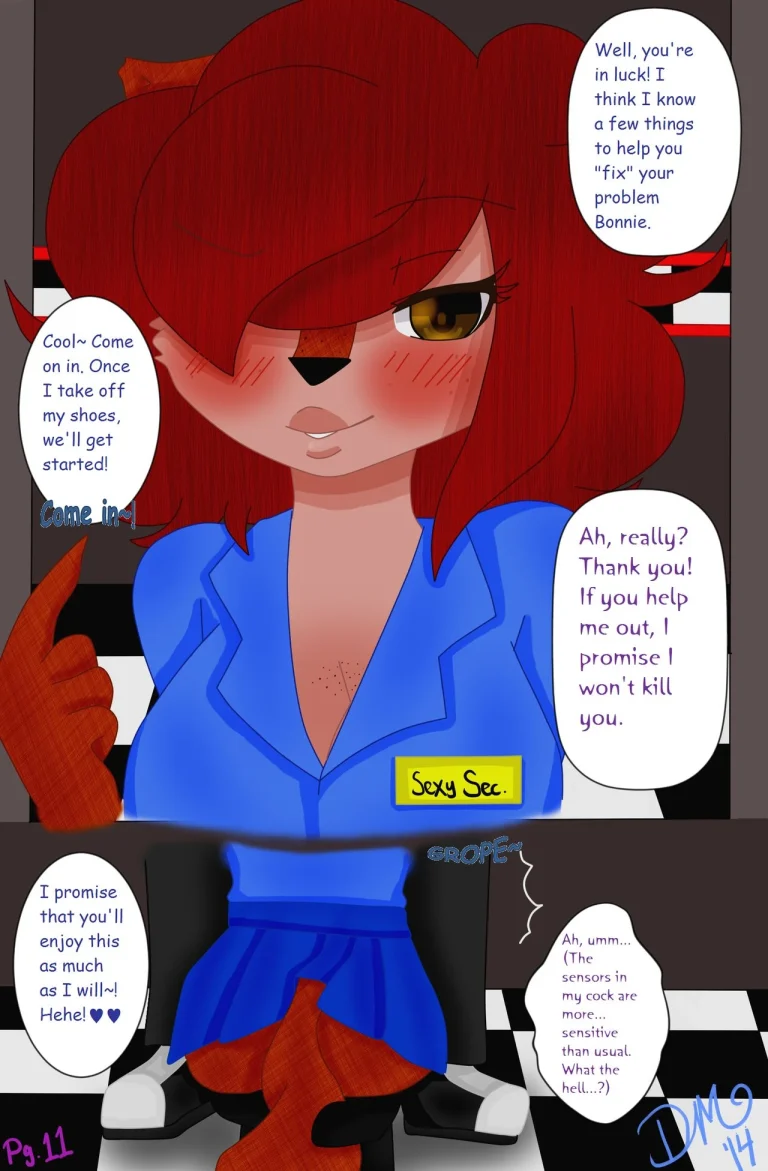 Night 1: Bonnie x Jasmine porn comic picture 11