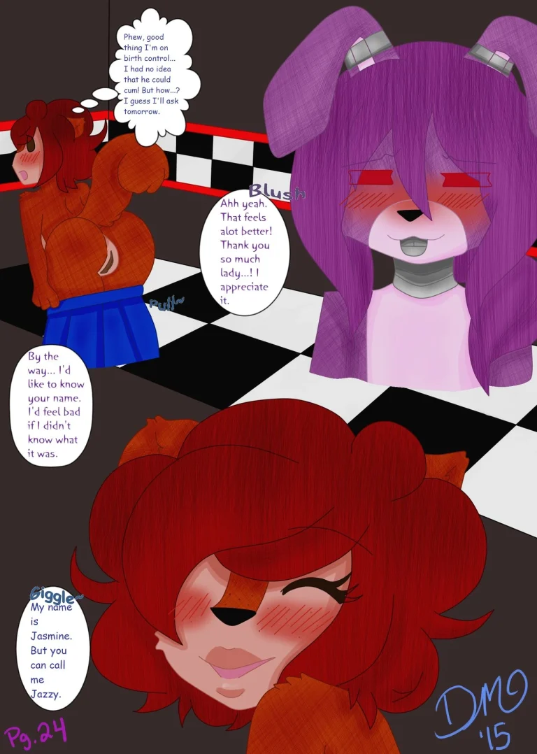 Night 1: Bonnie x Jasmine porn comic picture 24