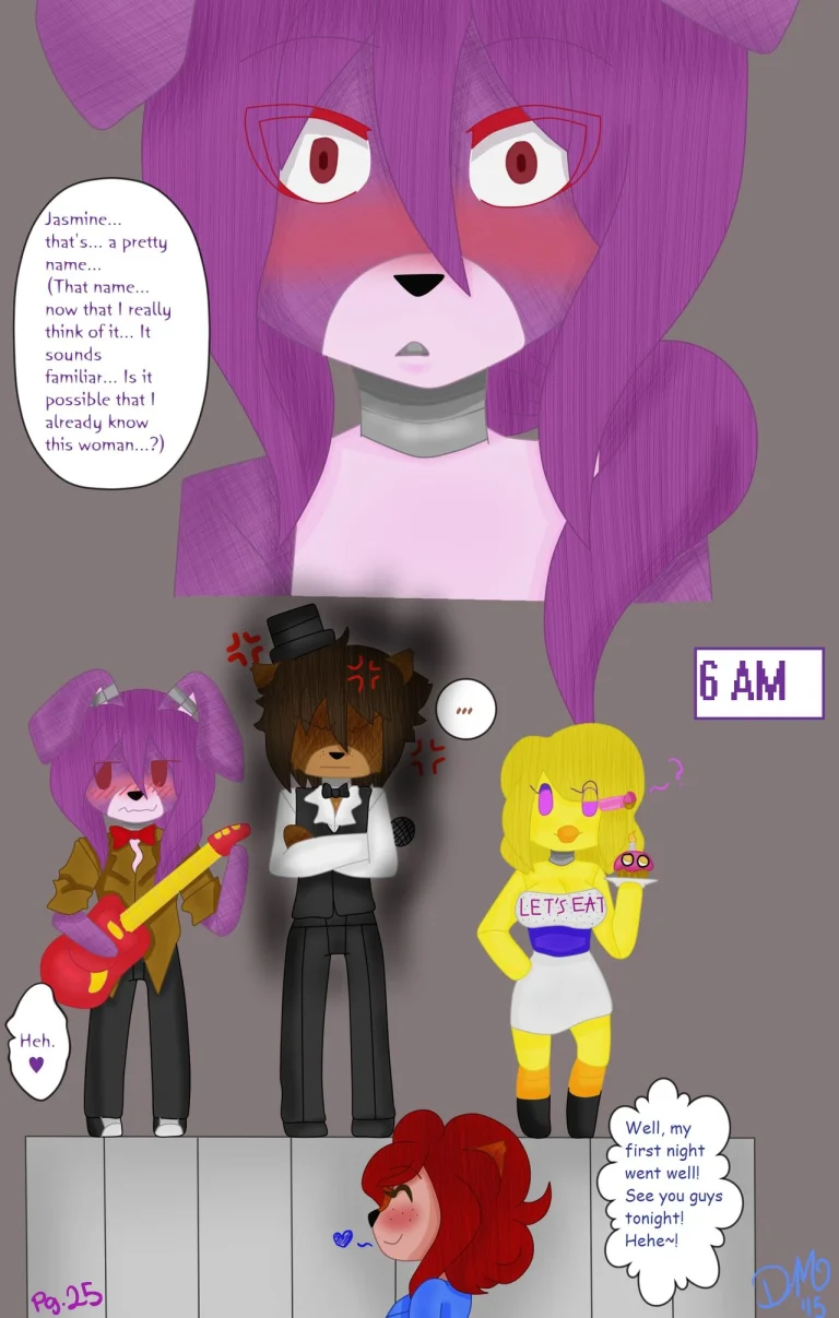 Night 1: Bonnie x Jasmine porn comic picture 25