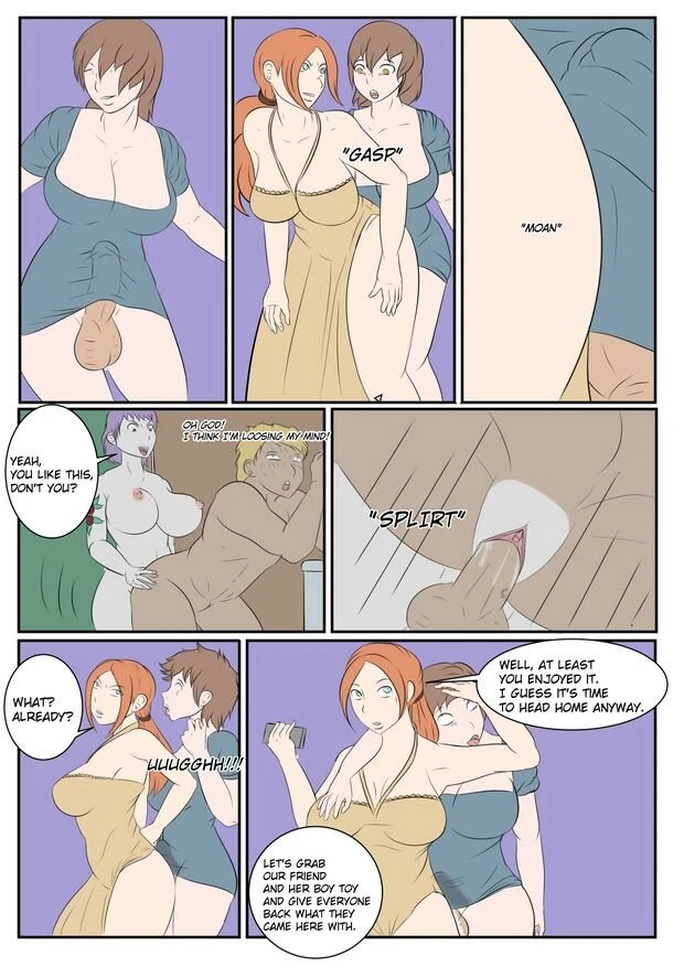 Night of swaps porn comic picture 10