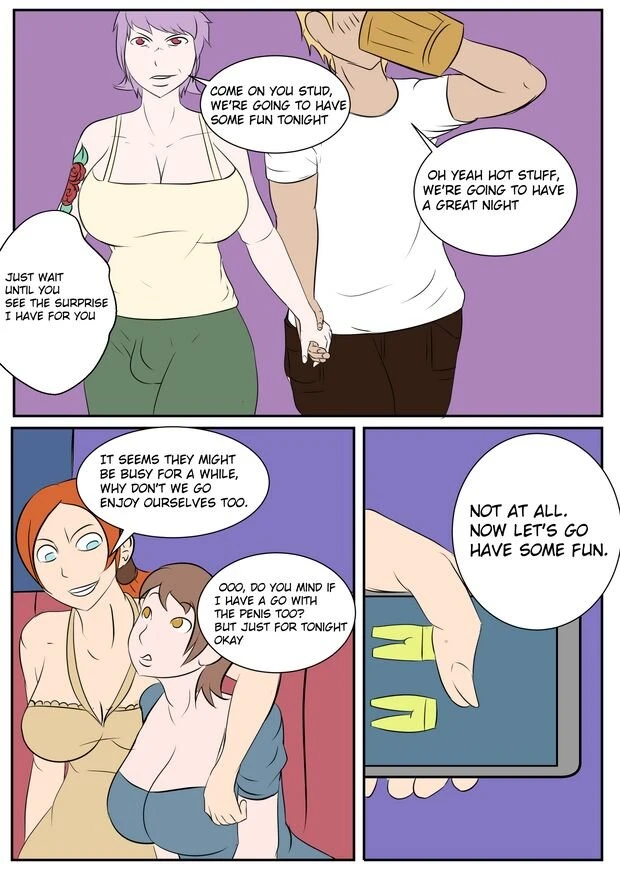 Night of swaps porn comic picture 8