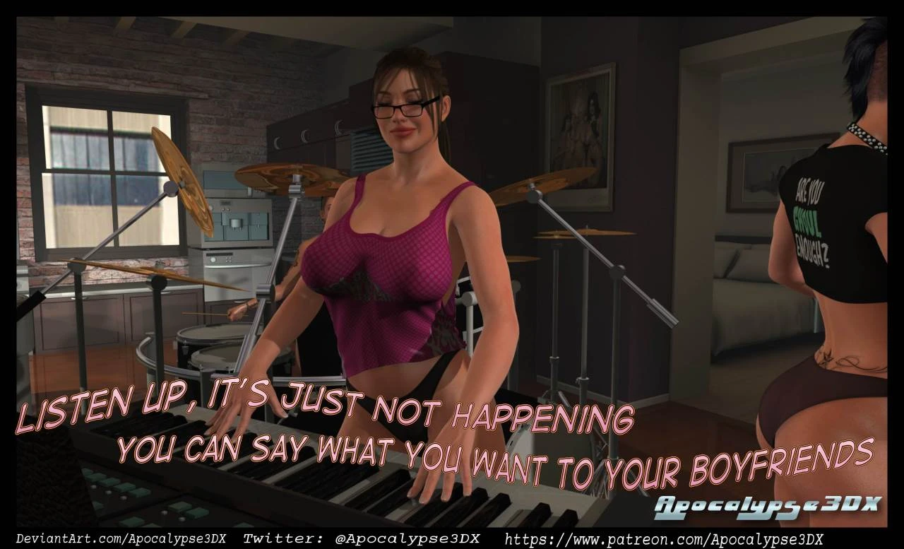 Nikki - Hard Rock porn comic picture 5