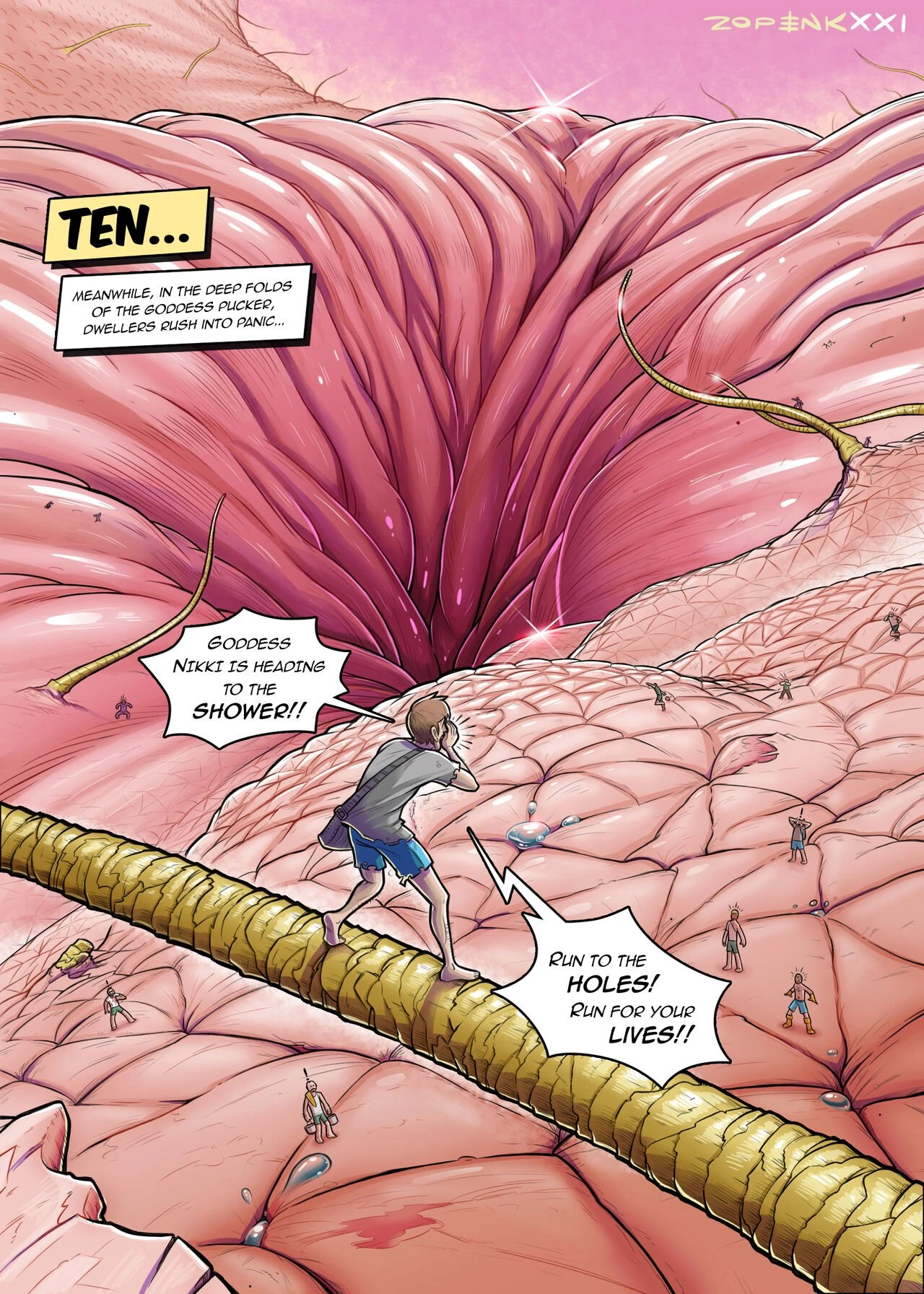 Nikki's Shower Time porn comic picture 2