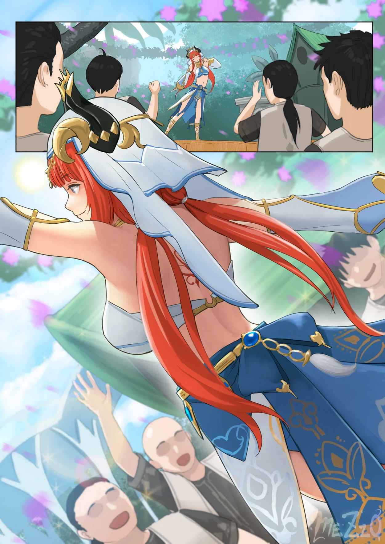 Nilou Blessing Dance porn comic picture 1