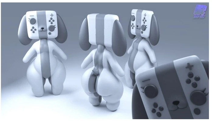 Nintendo Switch dog porn comic picture 10