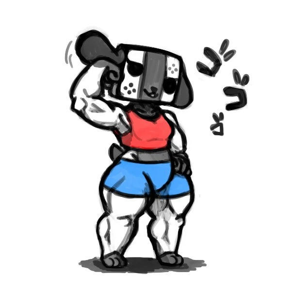 Nintendo Switch dog porn comic picture 12