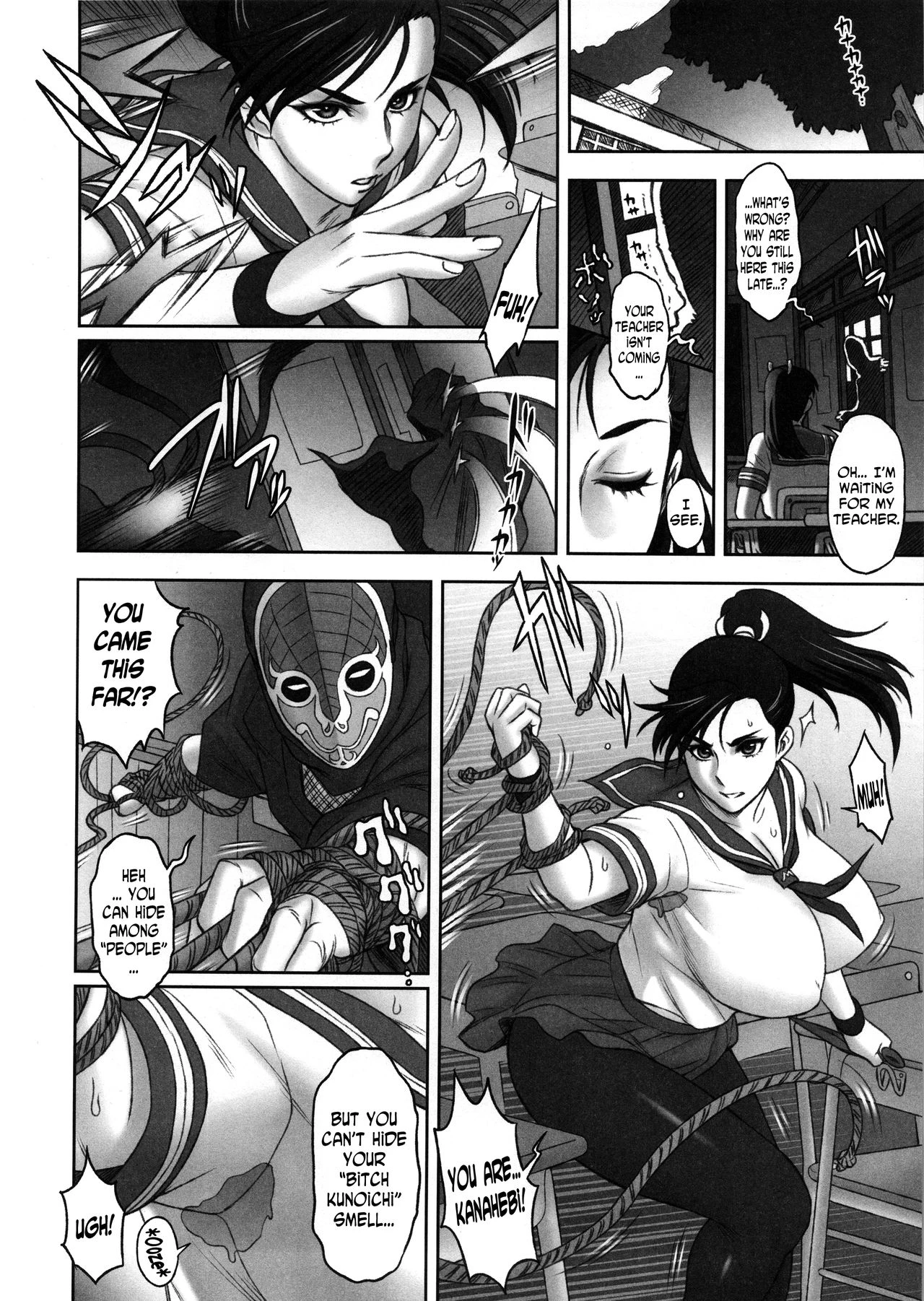Nippon Mesu Kunoichi porn comic picture 5