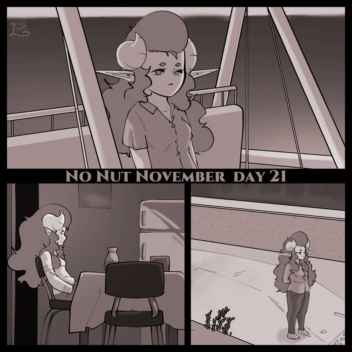 No Nut November 2021 porn comic picture 21
