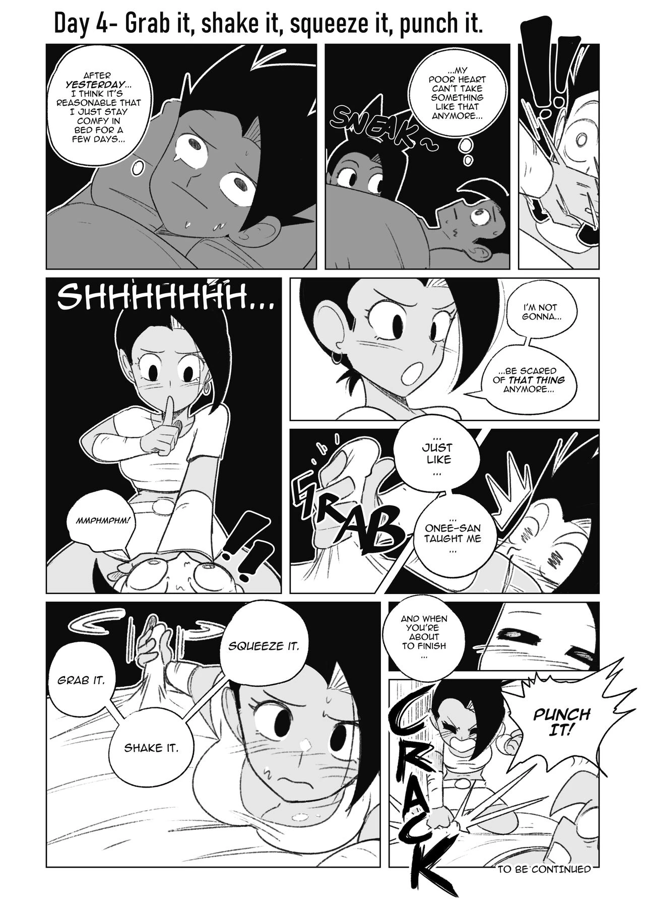 No nut November. Teasing Cabba porn comic picture 10