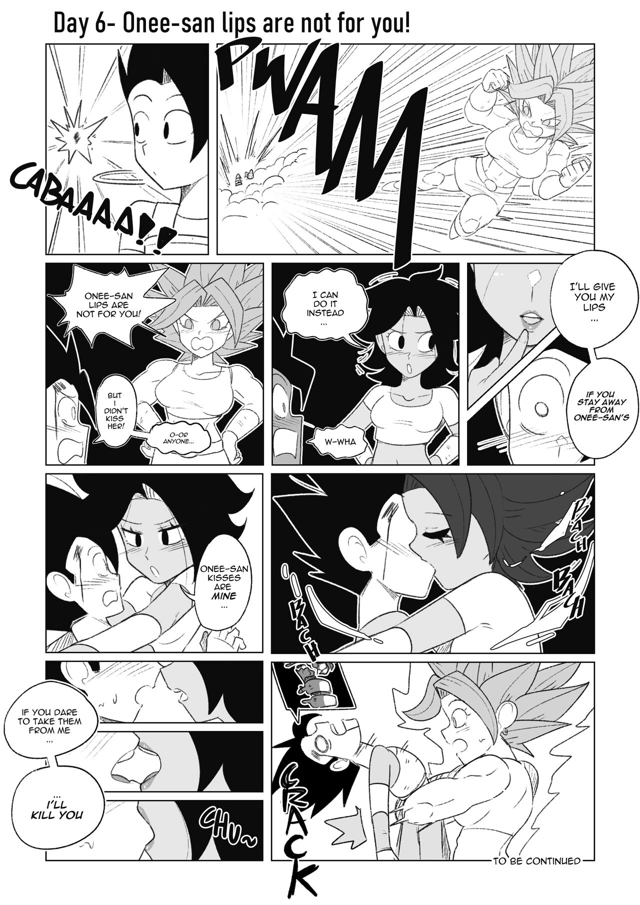 No nut November. Teasing Cabba porn comic picture 12