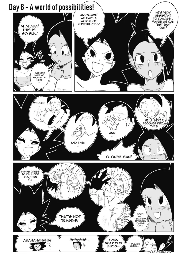 No nut November. Teasing Cabba porn comic picture 14