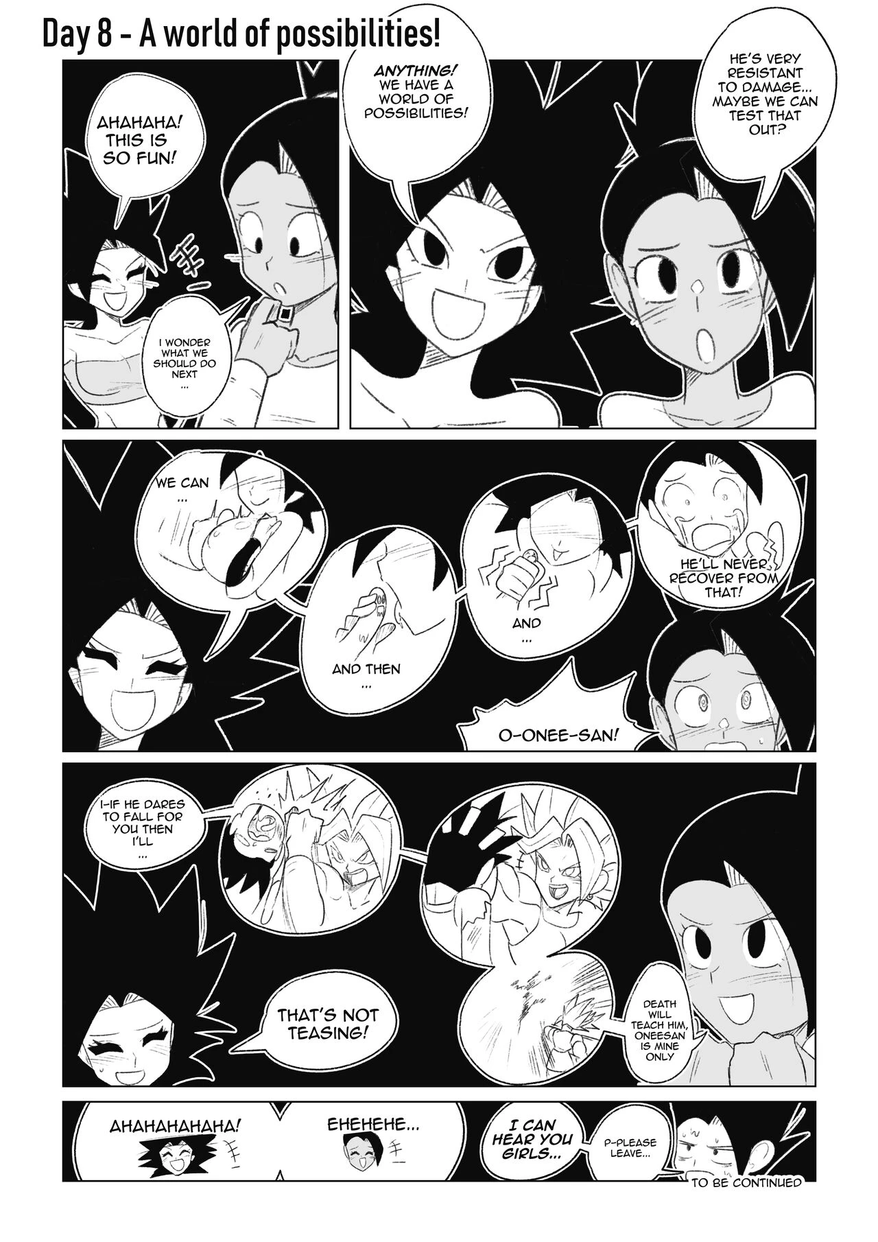 No nut November. Teasing Cabba porn comic picture 14