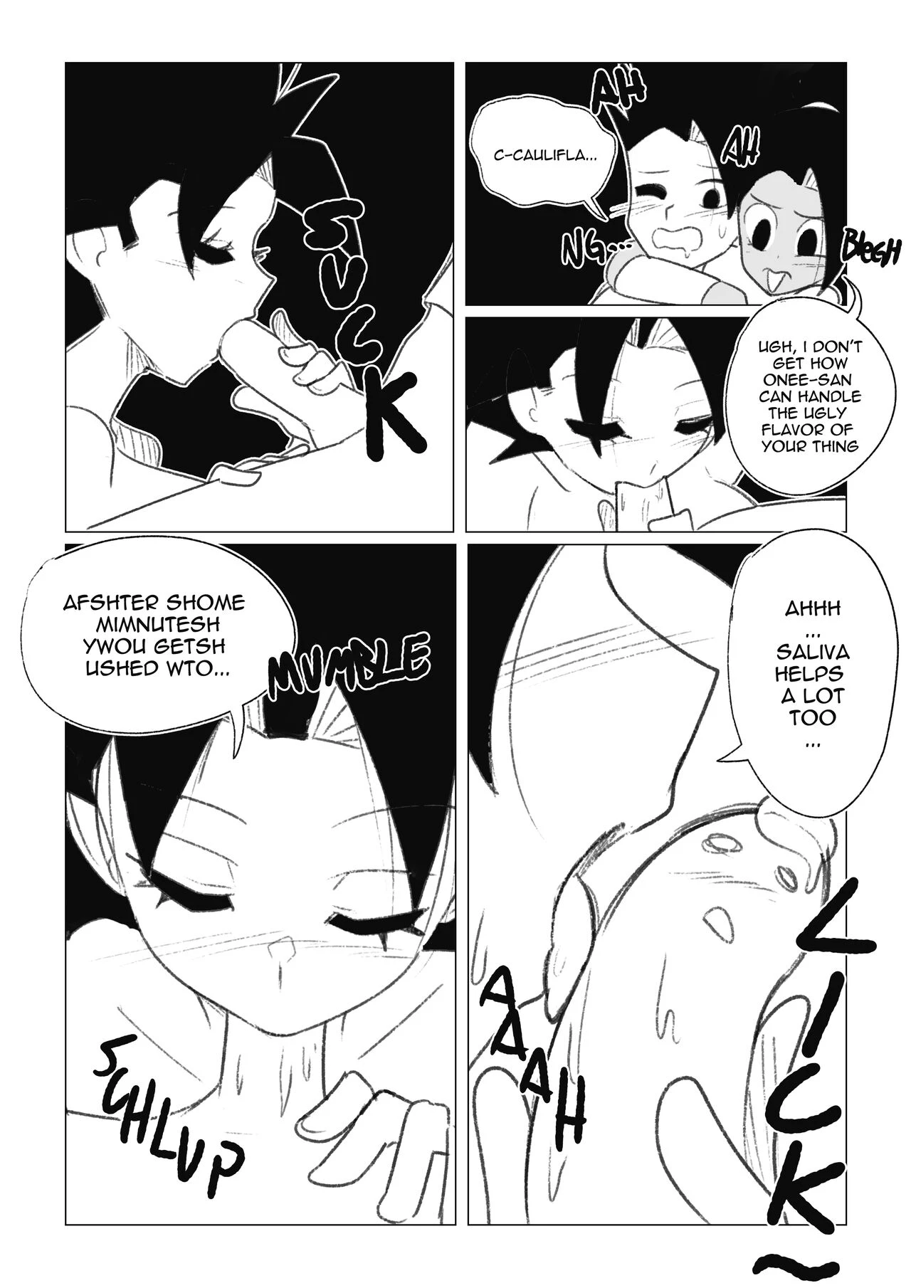 No nut November. Teasing Cabba porn comic picture 33