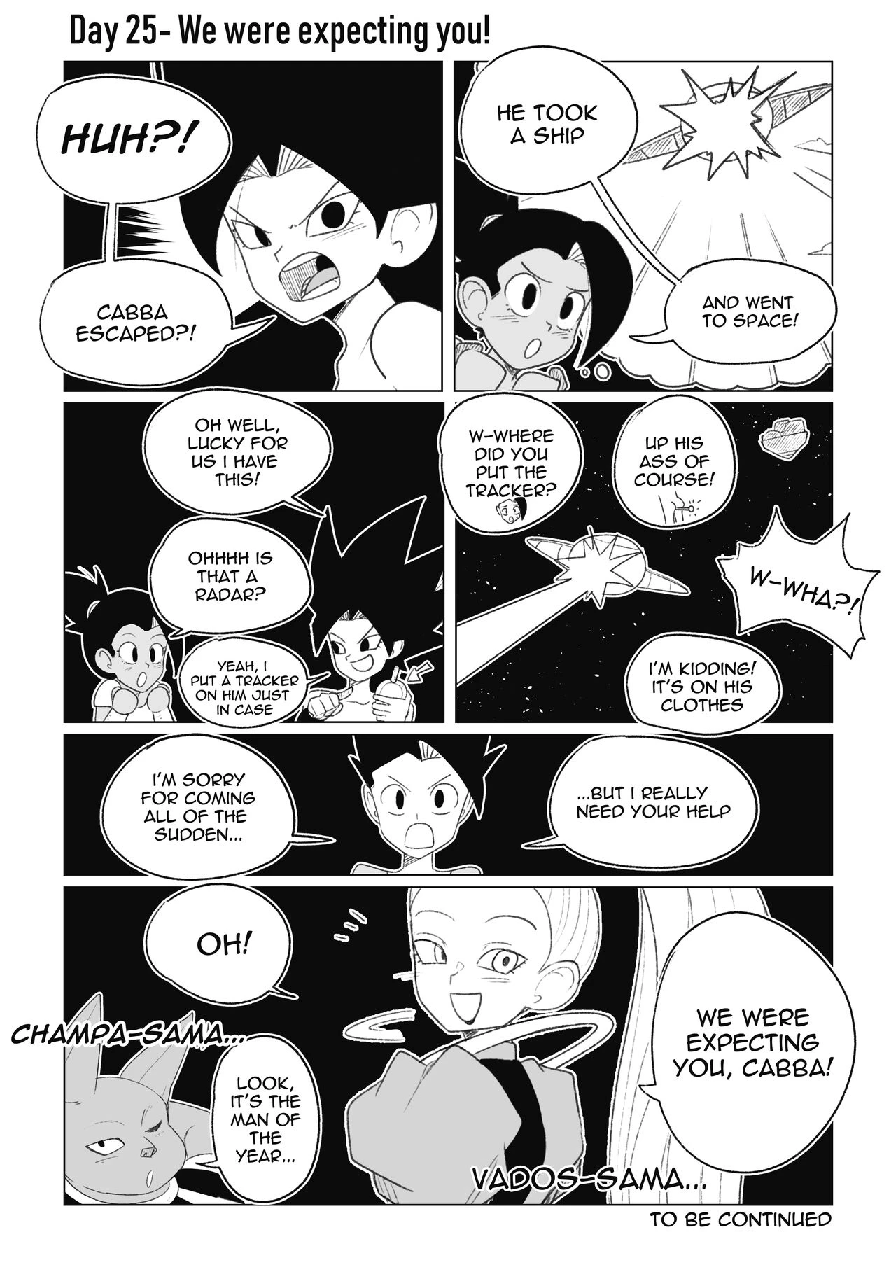 No nut November. Teasing Cabba porn comic picture 43