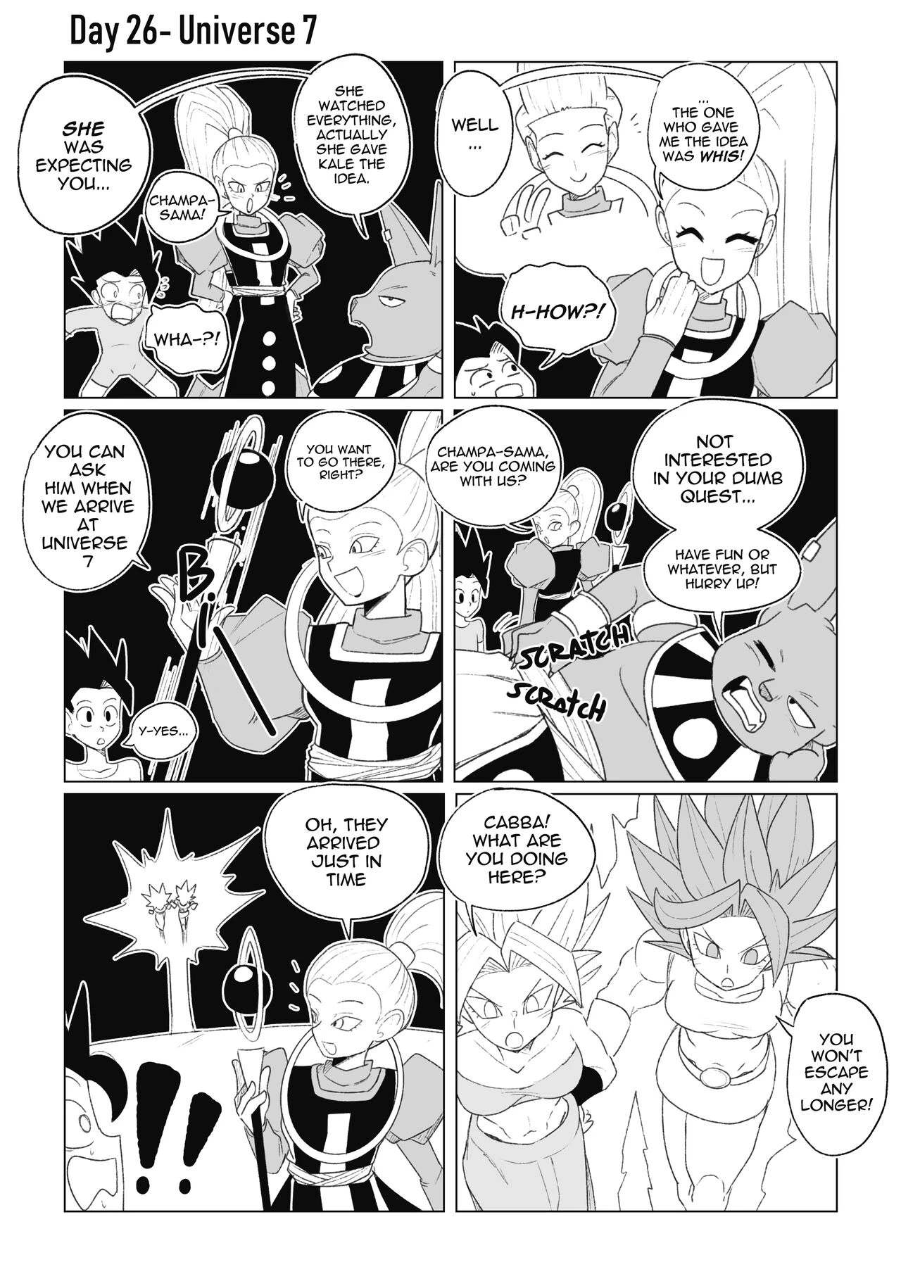 No nut November. Teasing Cabba porn comic picture 44