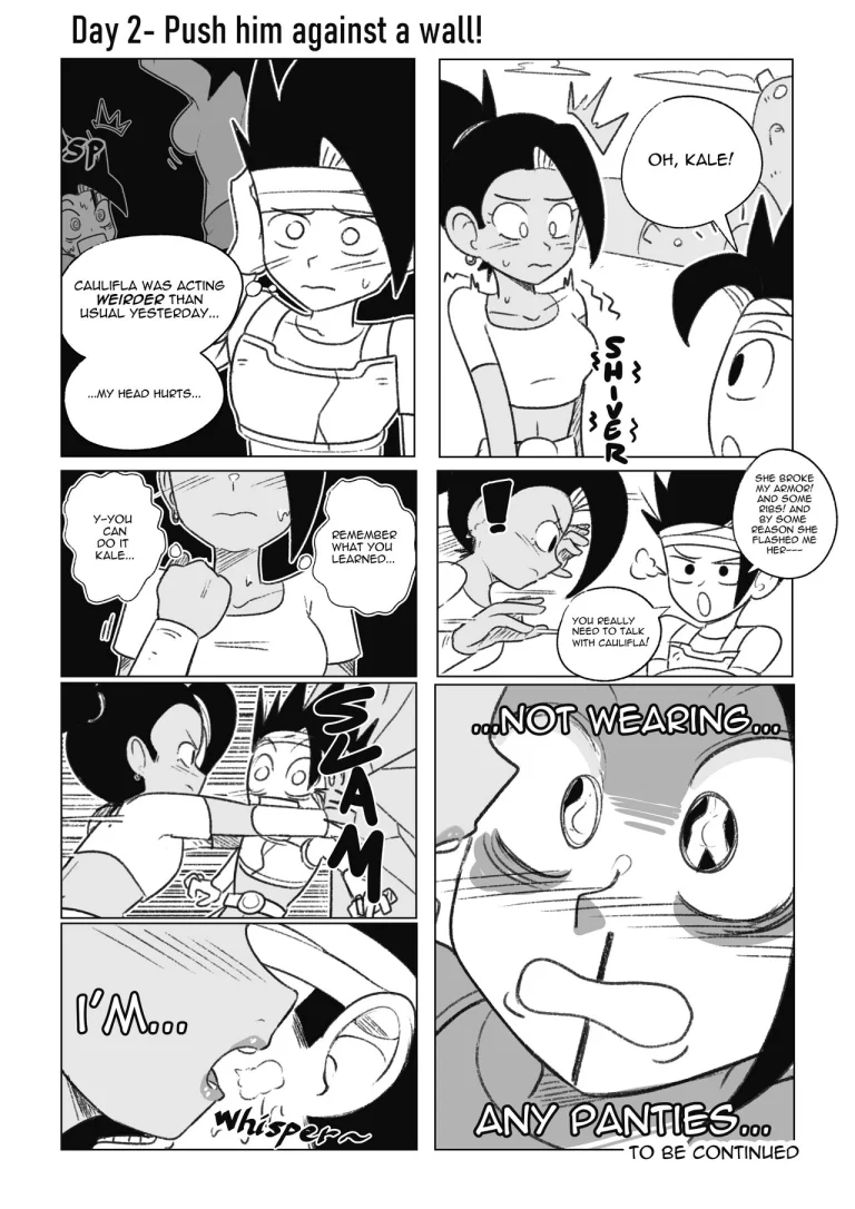 No nut November. Teasing Cabba porn comic picture 6
