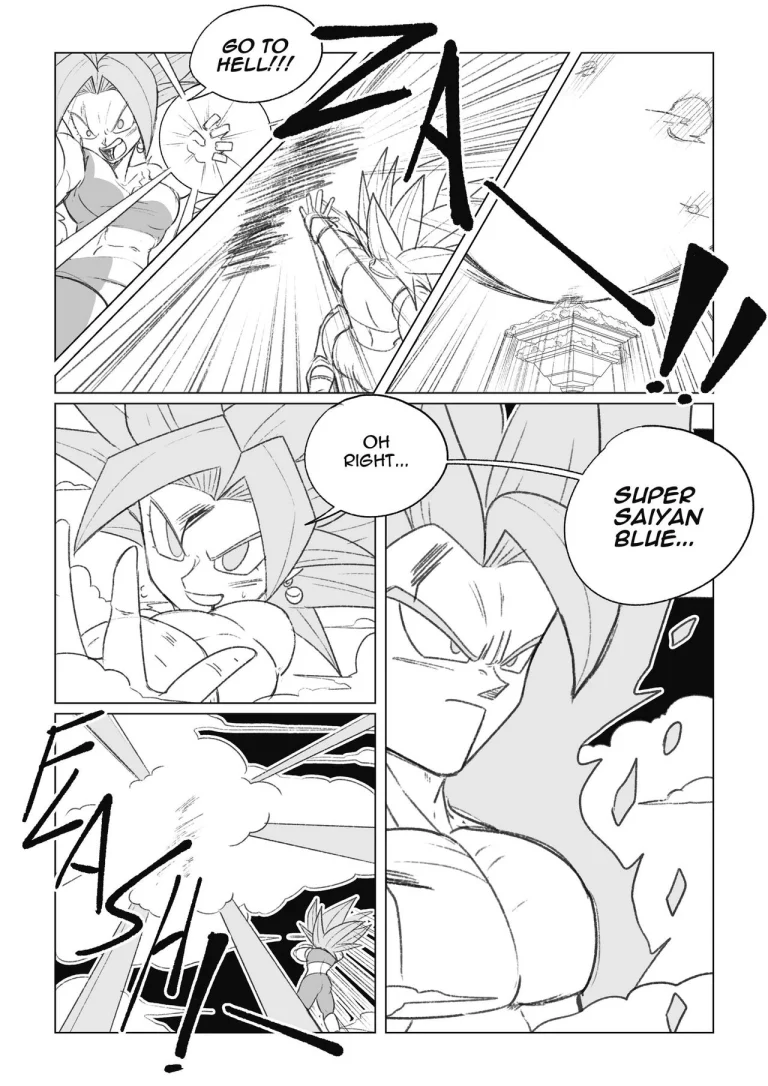 No nut November. Teasing Cabba porn comic picture 63