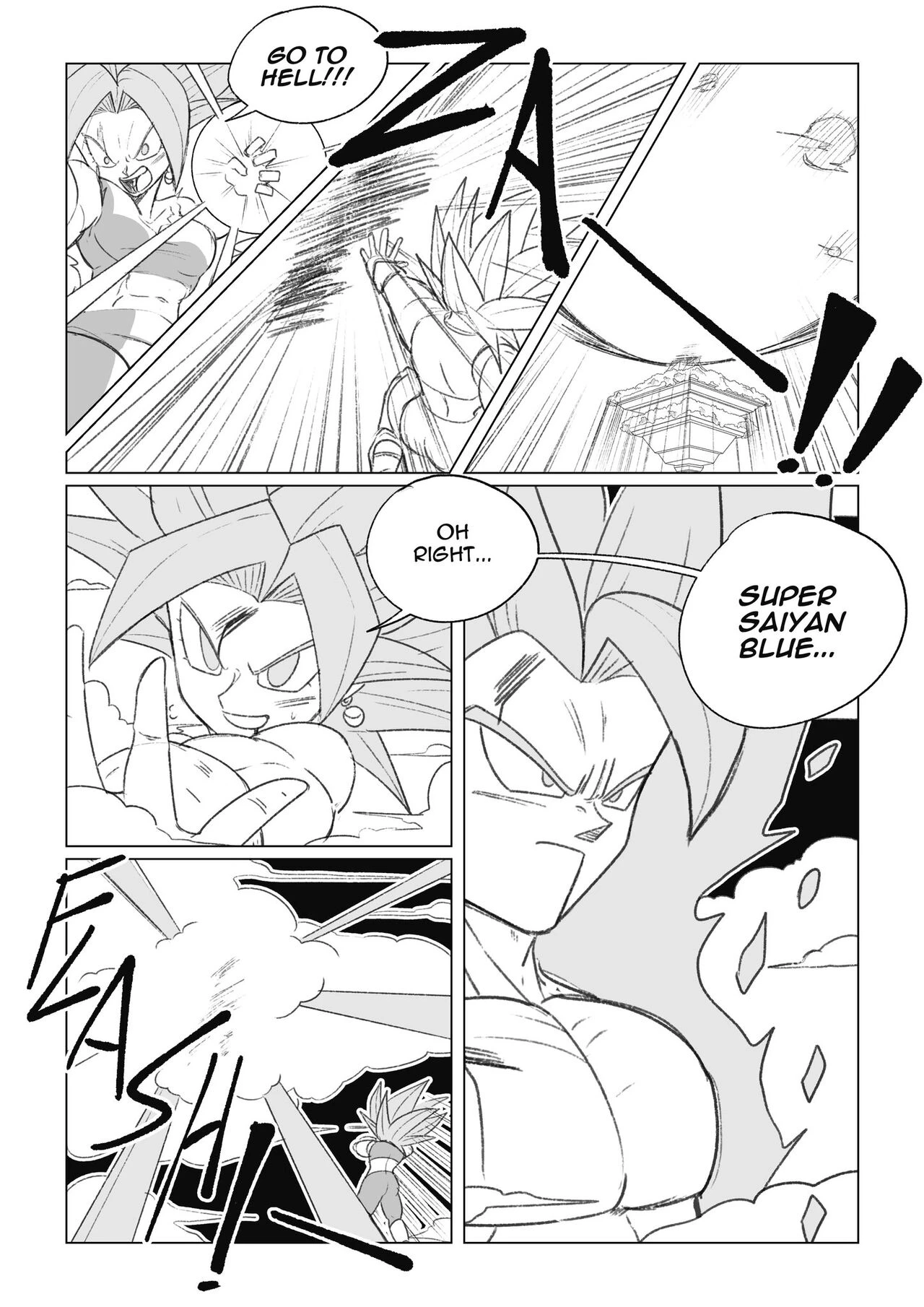 No nut November. Teasing Cabba porn comic picture 63