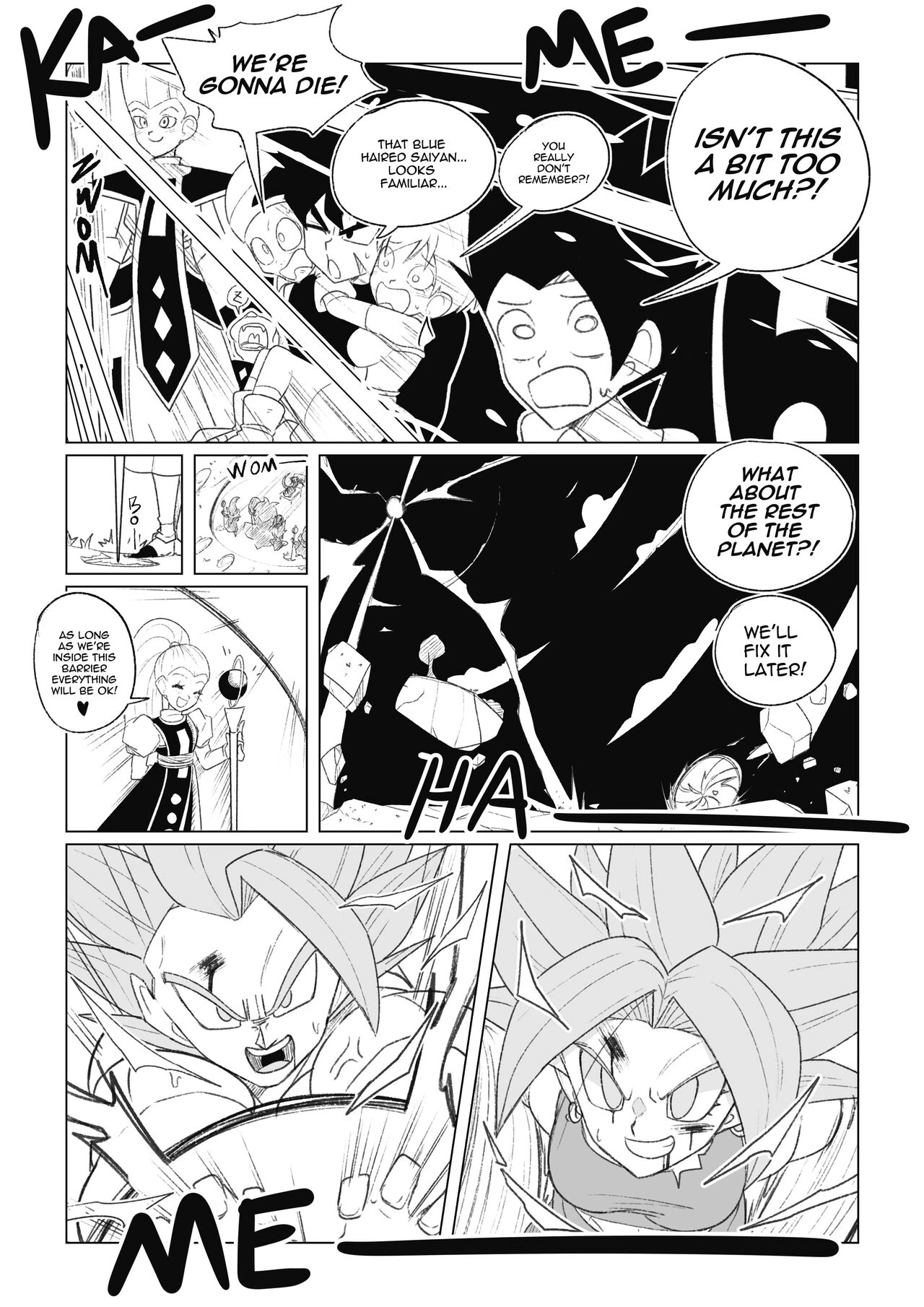 No nut November. Teasing Cabba porn comic picture 65