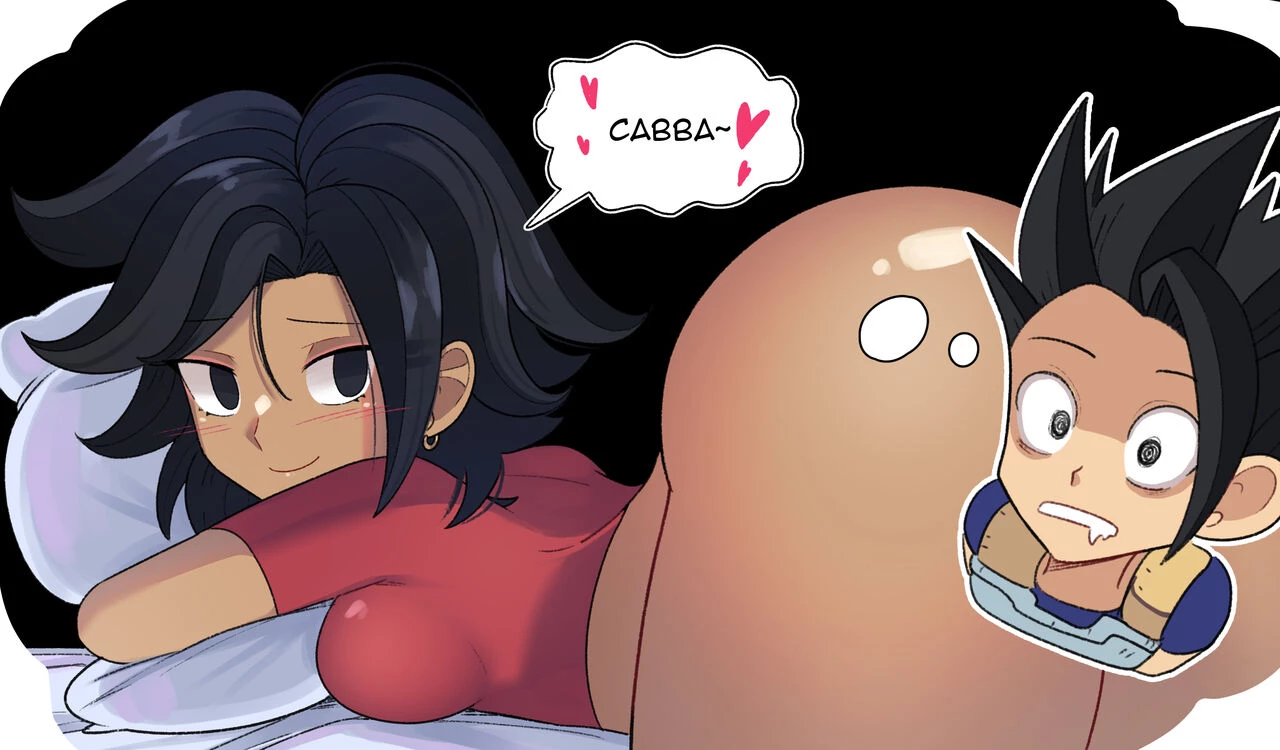 No nut November. Teasing Cabba porn comic picture 7