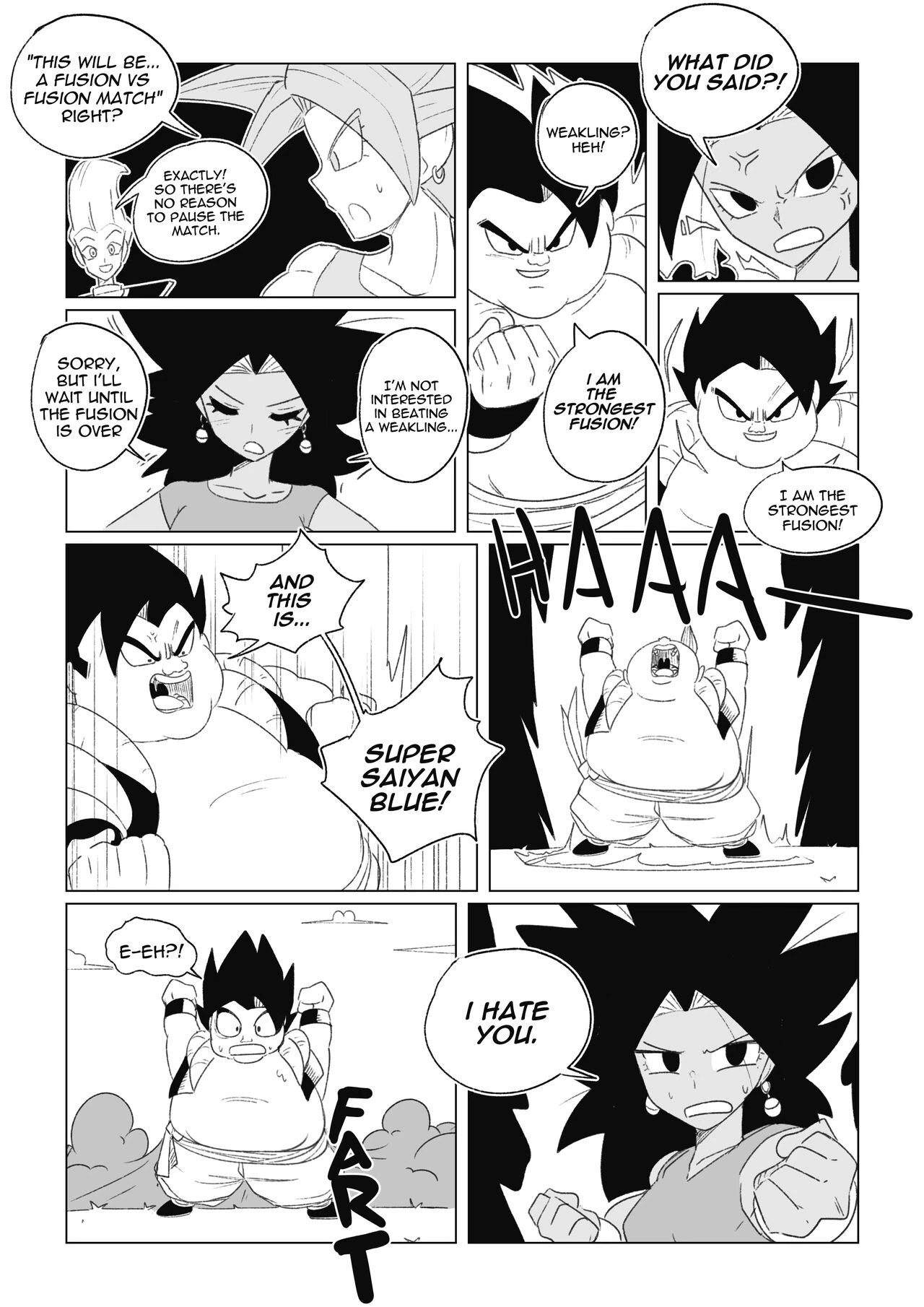 No nut November. Teasing Cabba porn comic picture 71