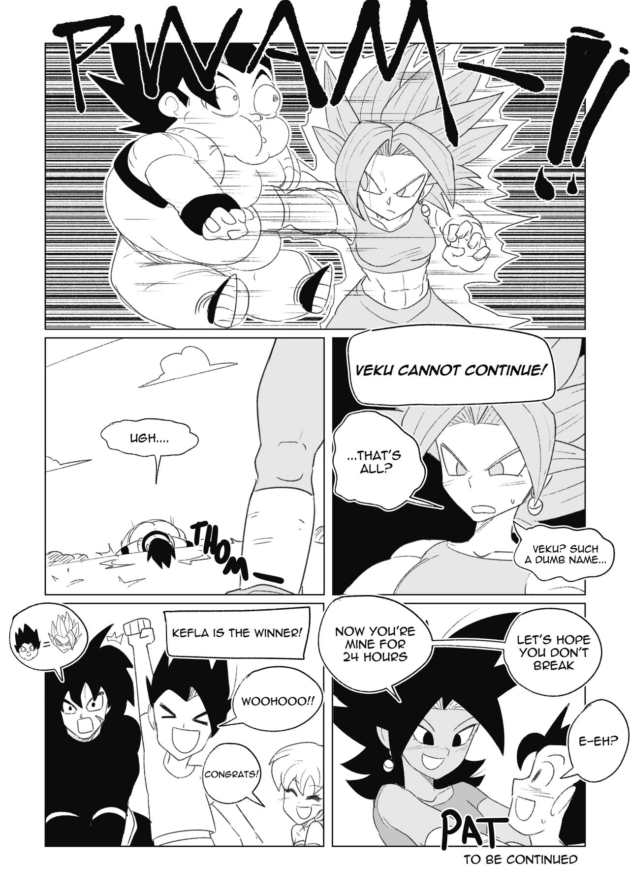 No nut November. Teasing Cabba porn comic picture 72