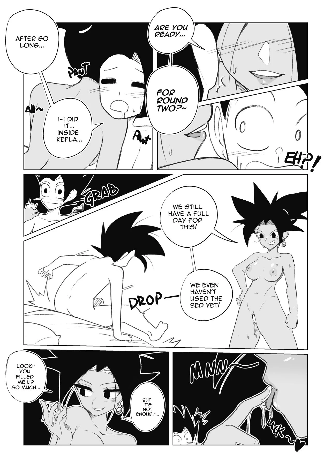 No nut November. Teasing Cabba porn comic picture 80