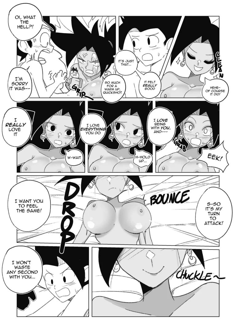 No nut November. Teasing Cabba porn comic picture 83