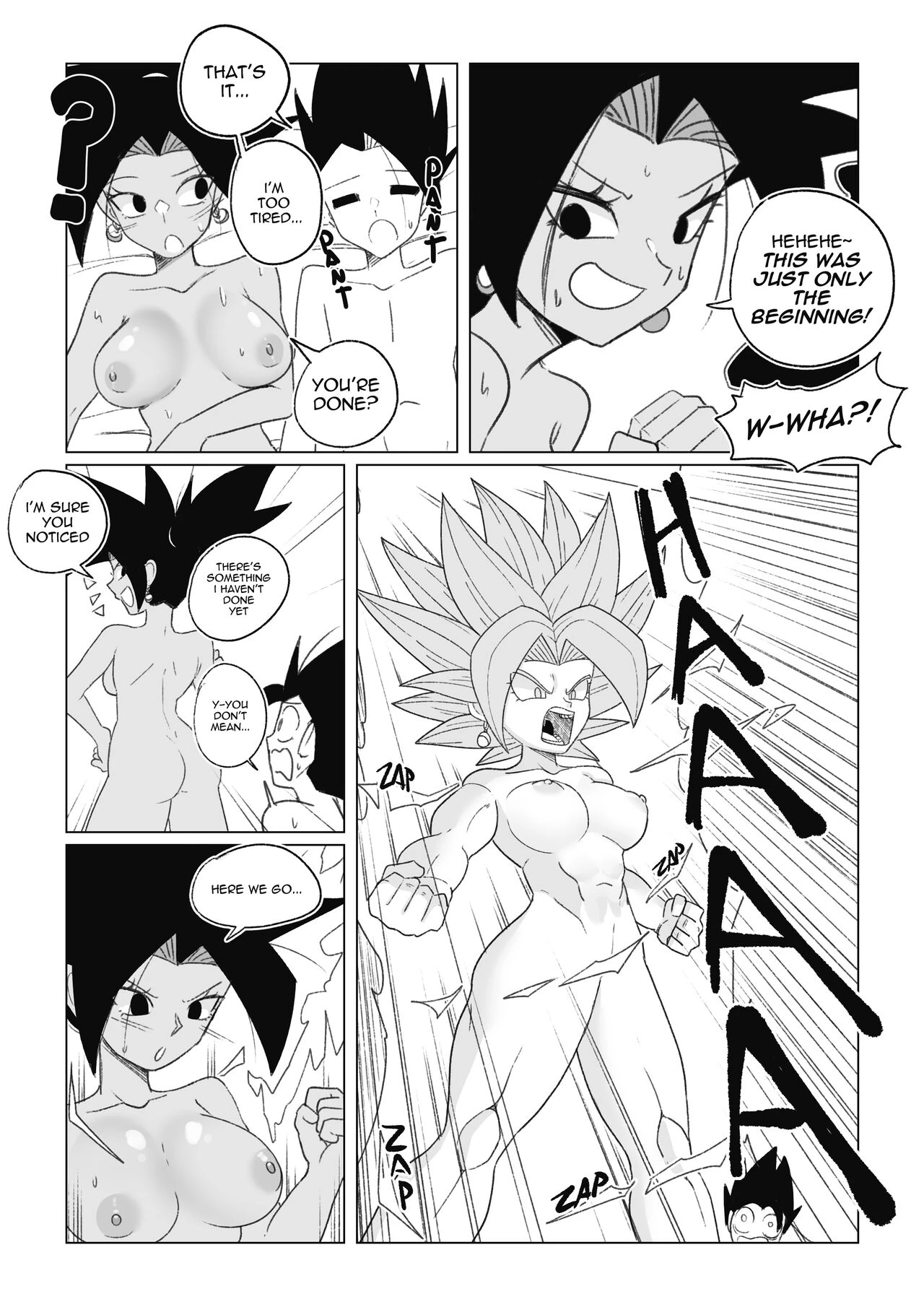 No nut November. Teasing Cabba porn comic picture 88