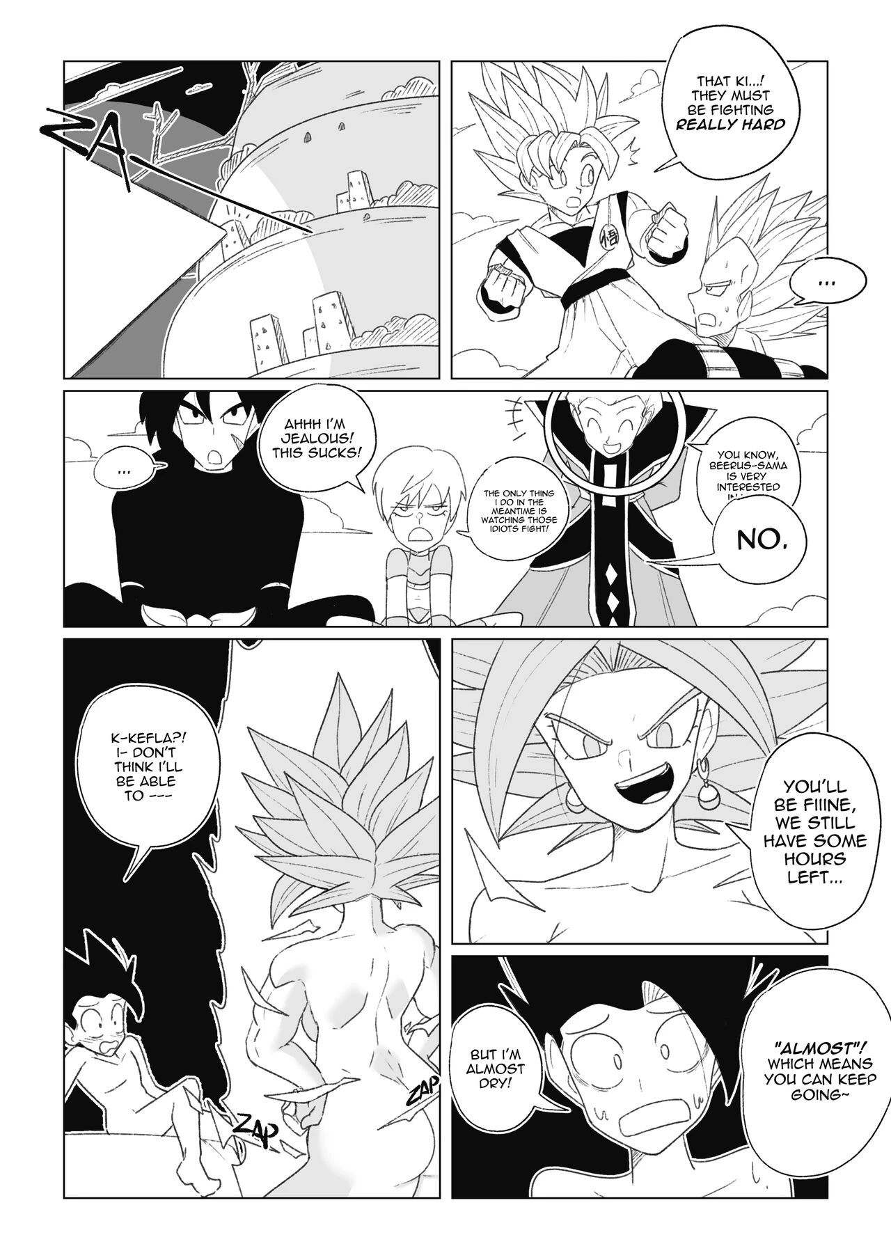 No nut November. Teasing Cabba porn comic picture 89