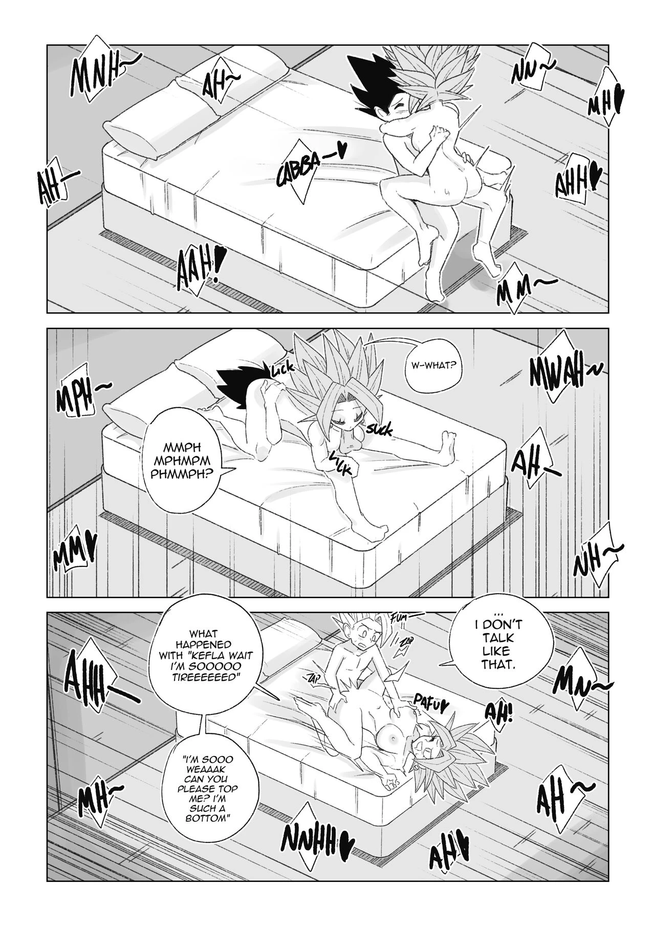 No nut November. Teasing Cabba porn comic picture 90