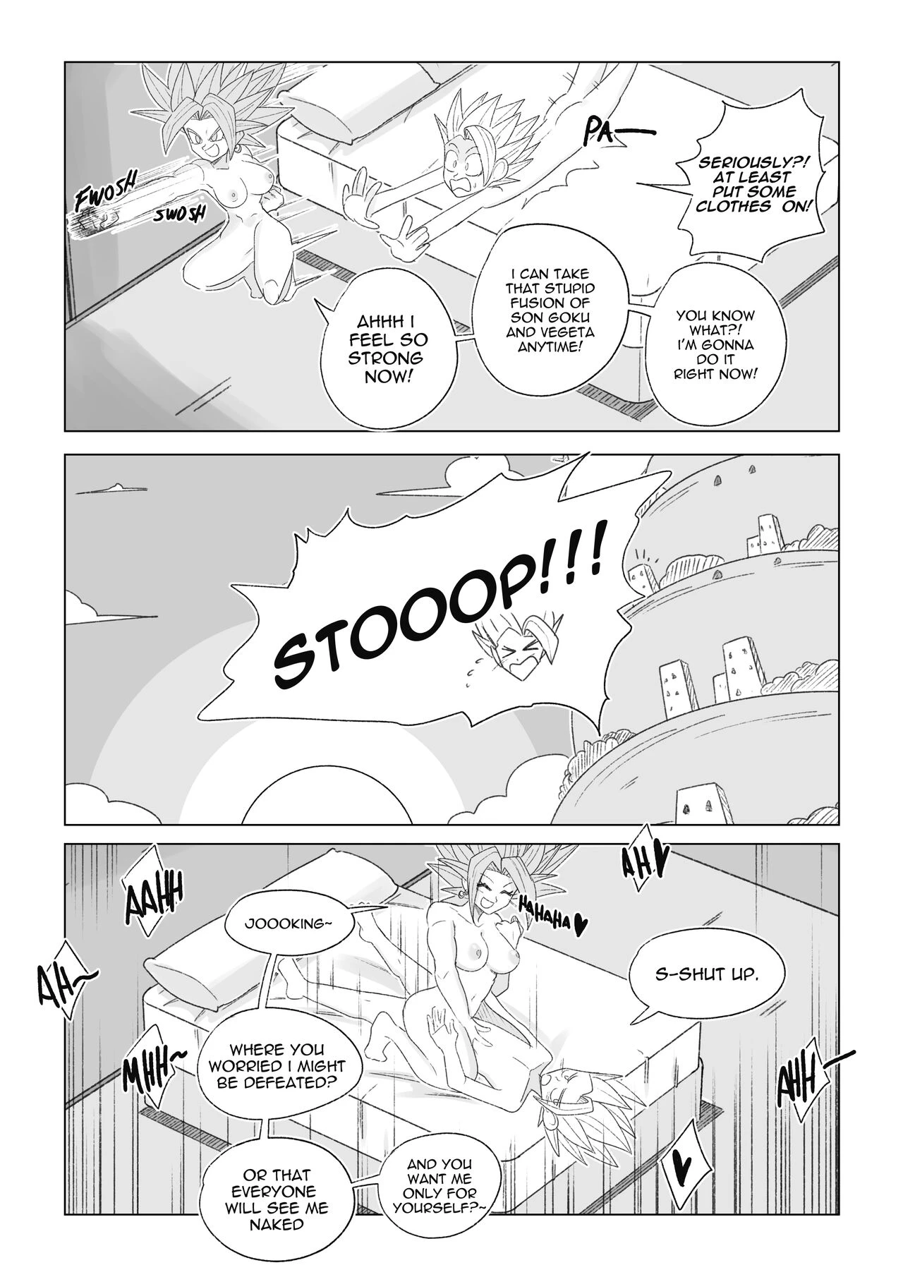 No nut November. Teasing Cabba porn comic picture 91