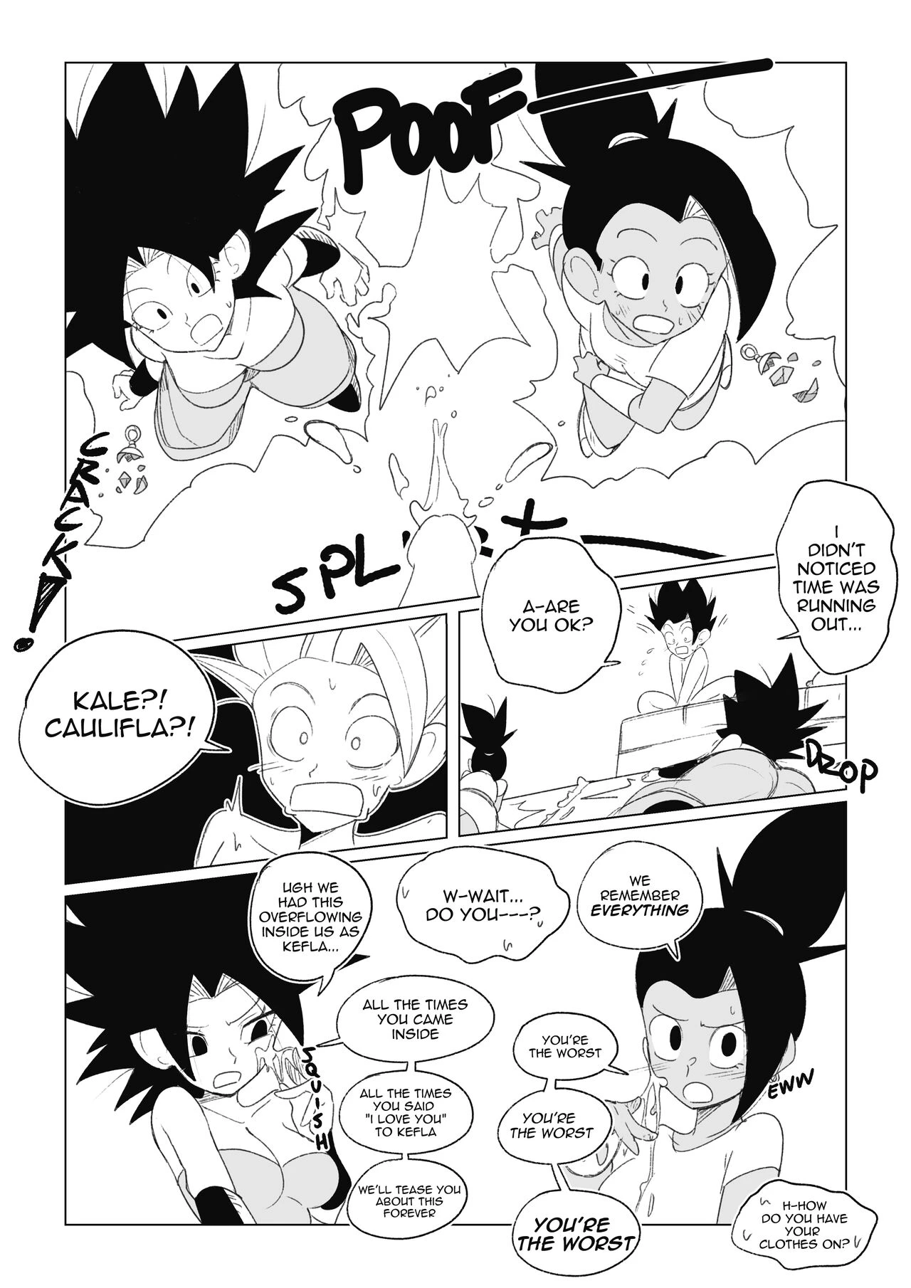 No nut November. Teasing Cabba porn comic picture 93