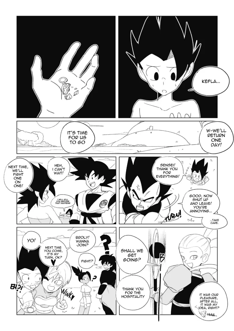 No nut November. Teasing Cabba porn comic picture 94