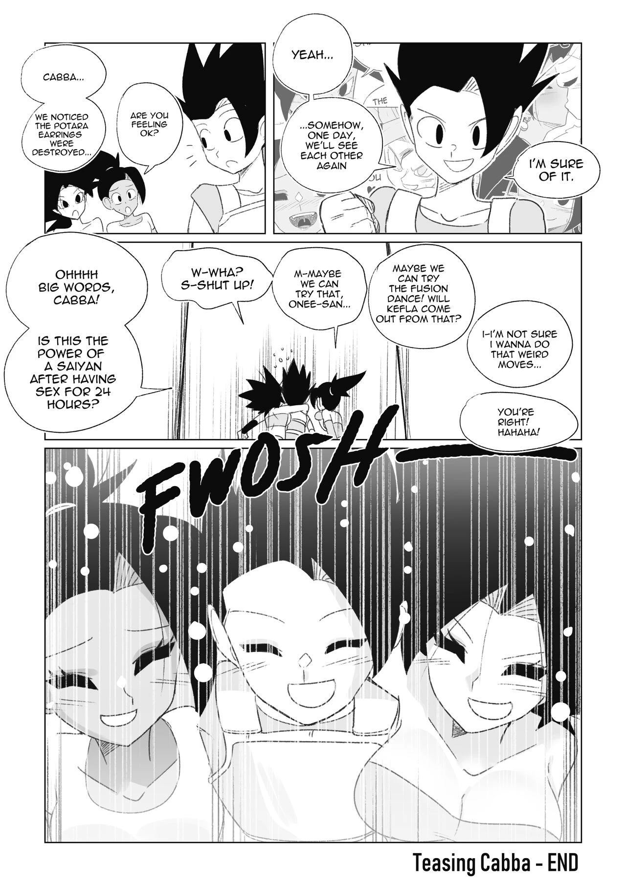 No nut November. Teasing Cabba porn comic picture 95