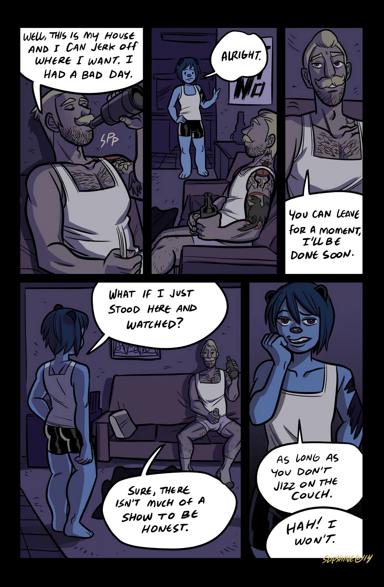 No Touching porn comic picture 7