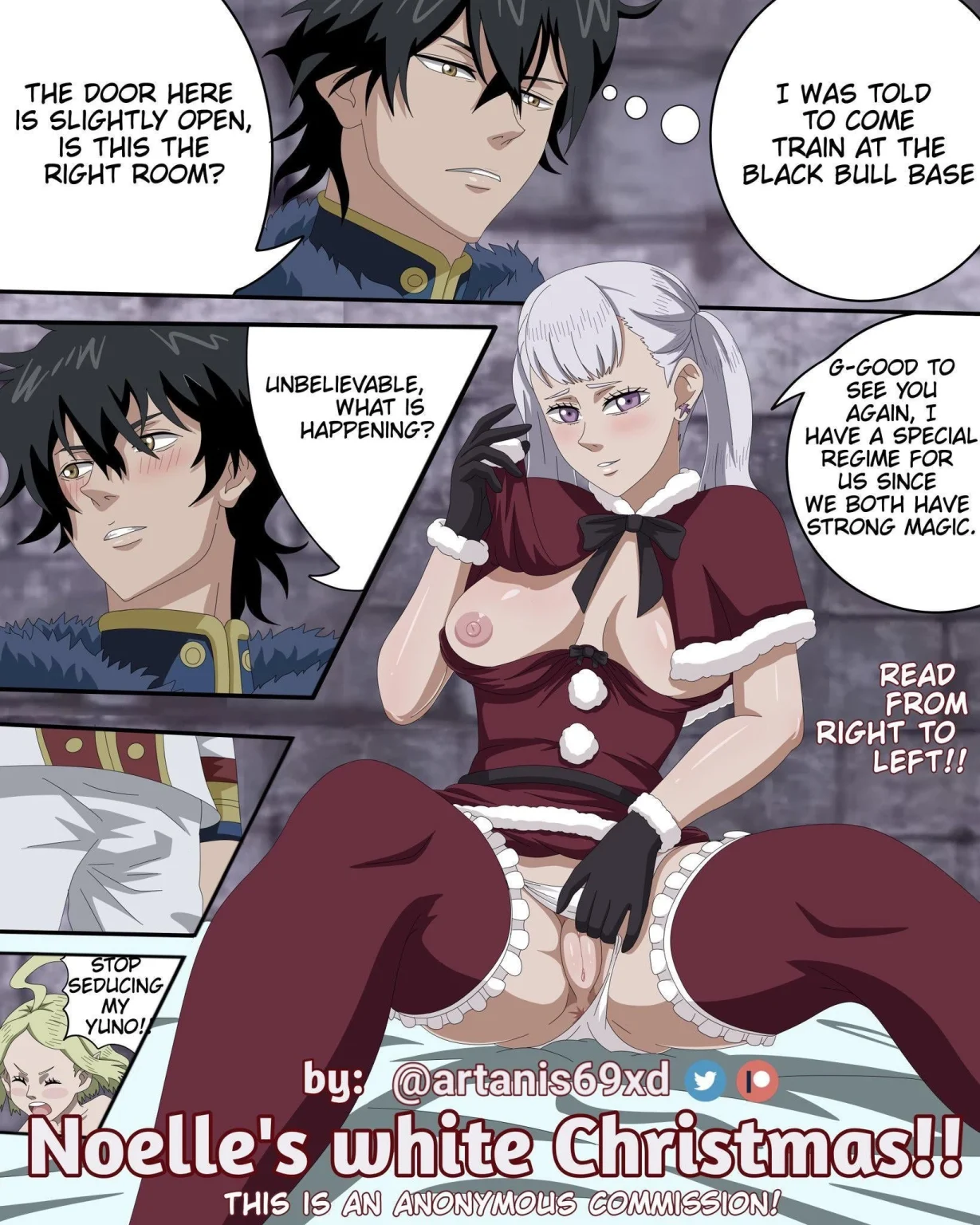 Noelle's White Christmas porn comic picture 1