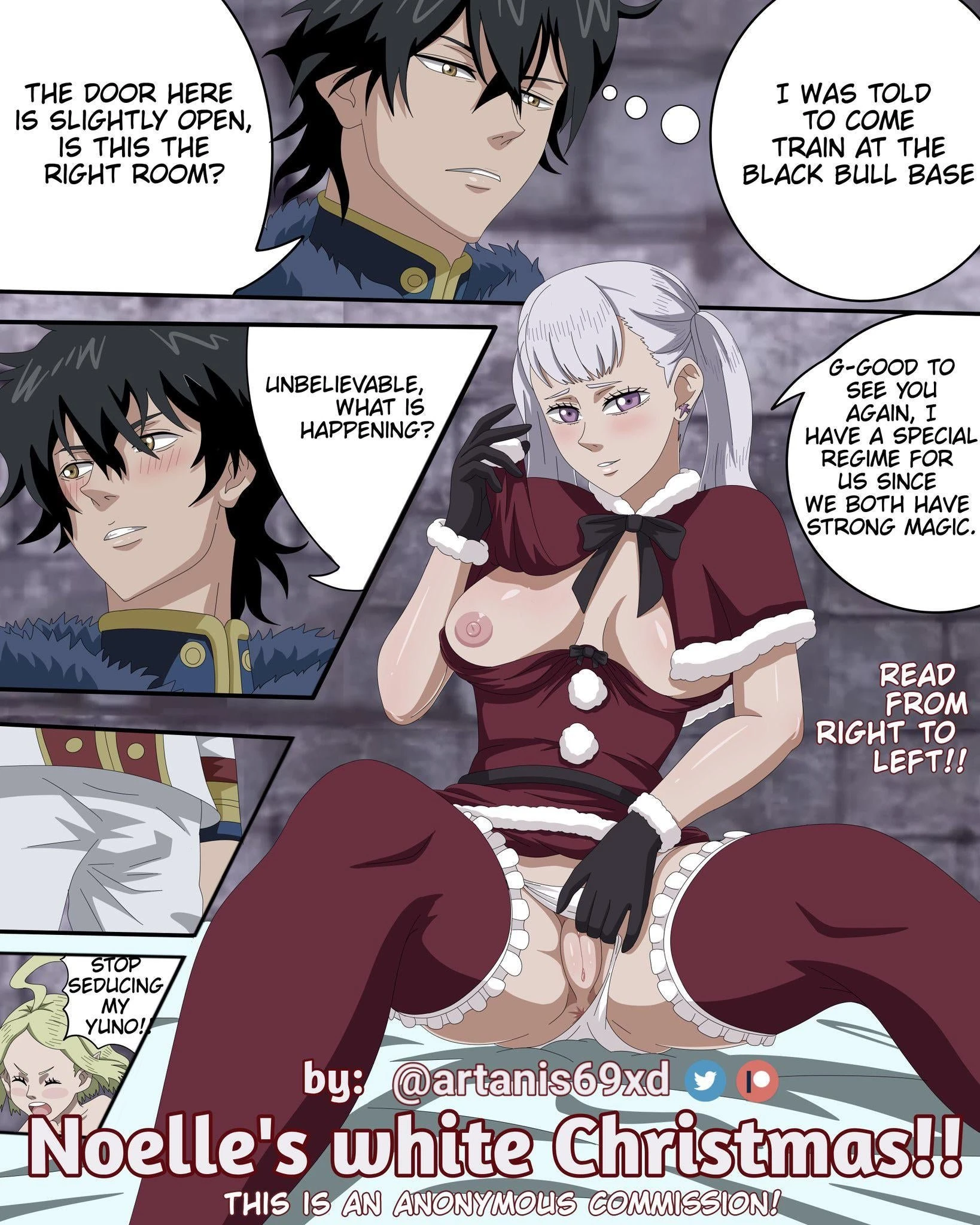 Noelle's White Christmas porn comic picture 1