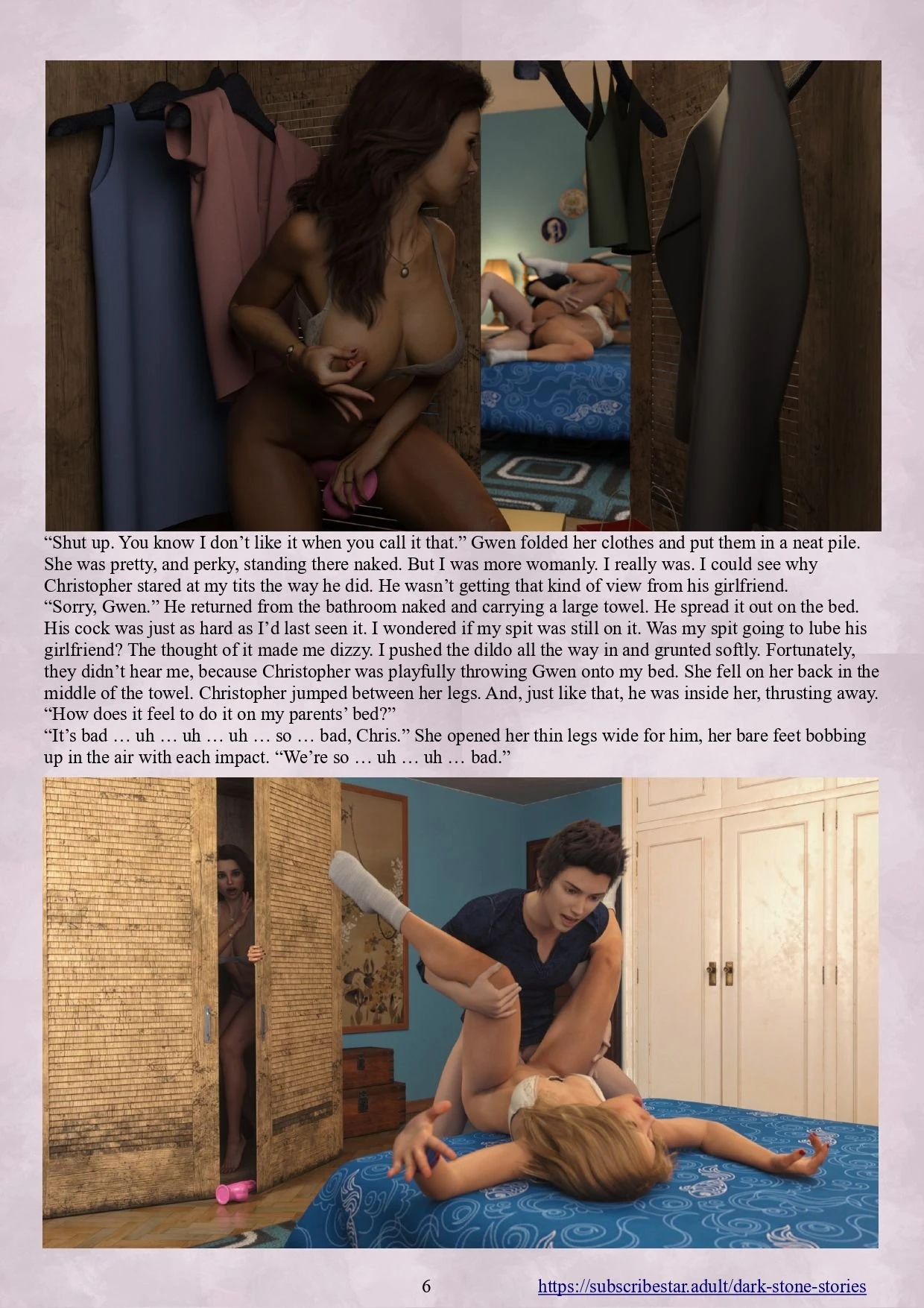 Noises Through The Wall 3 porn comic picture 7