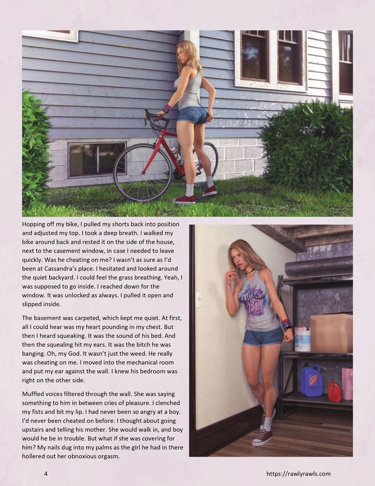 Noises Through The Wall 6 porn comic picture 4