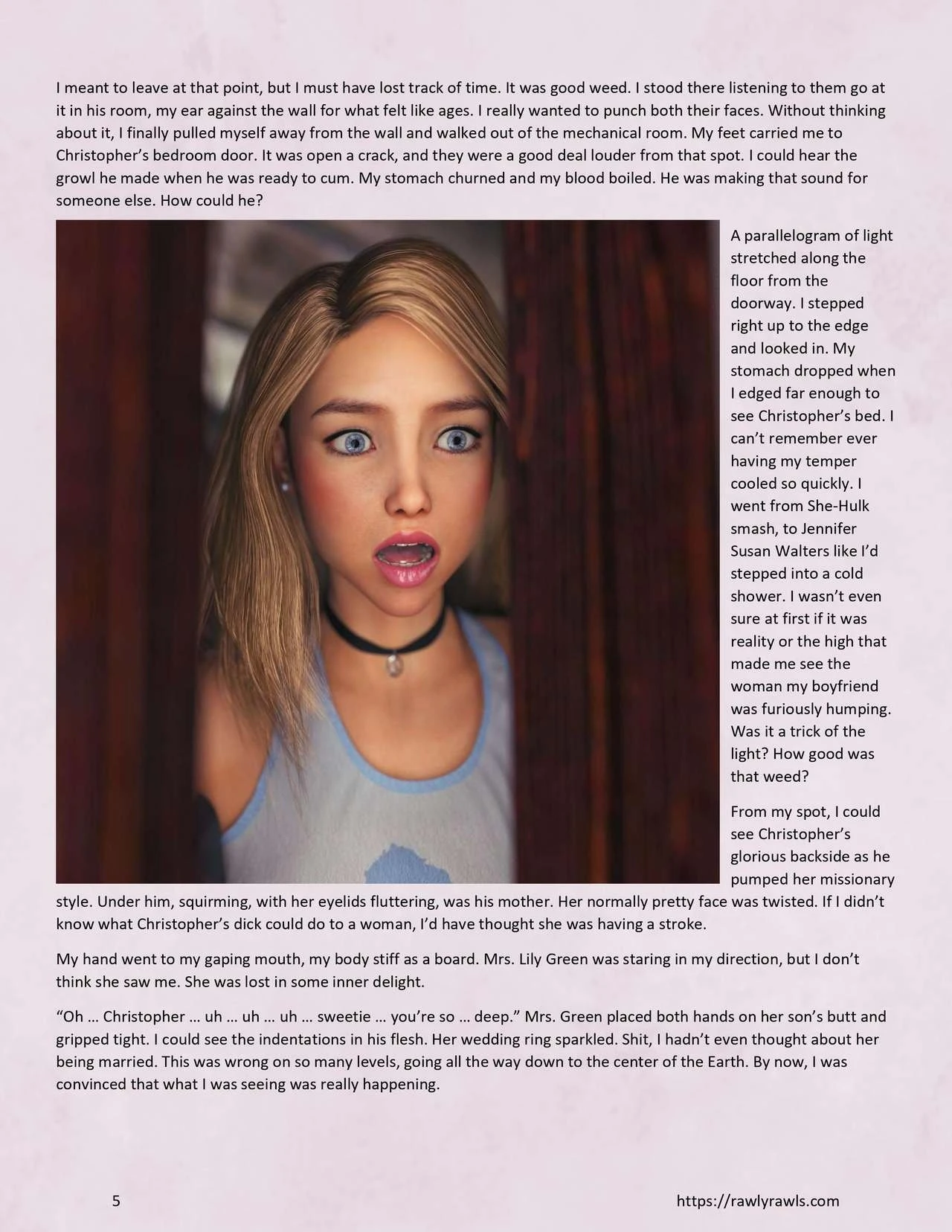 Noises Through The Wall 6 porn comic picture 5