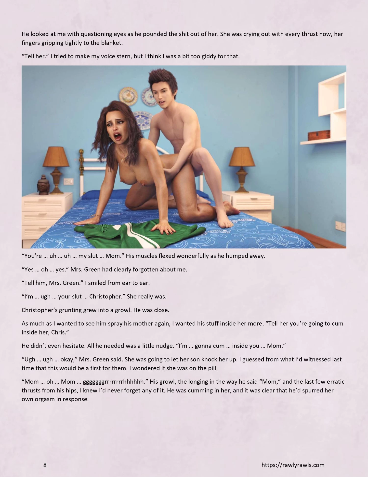 Noises Through The Wall 7 porn comic picture 8