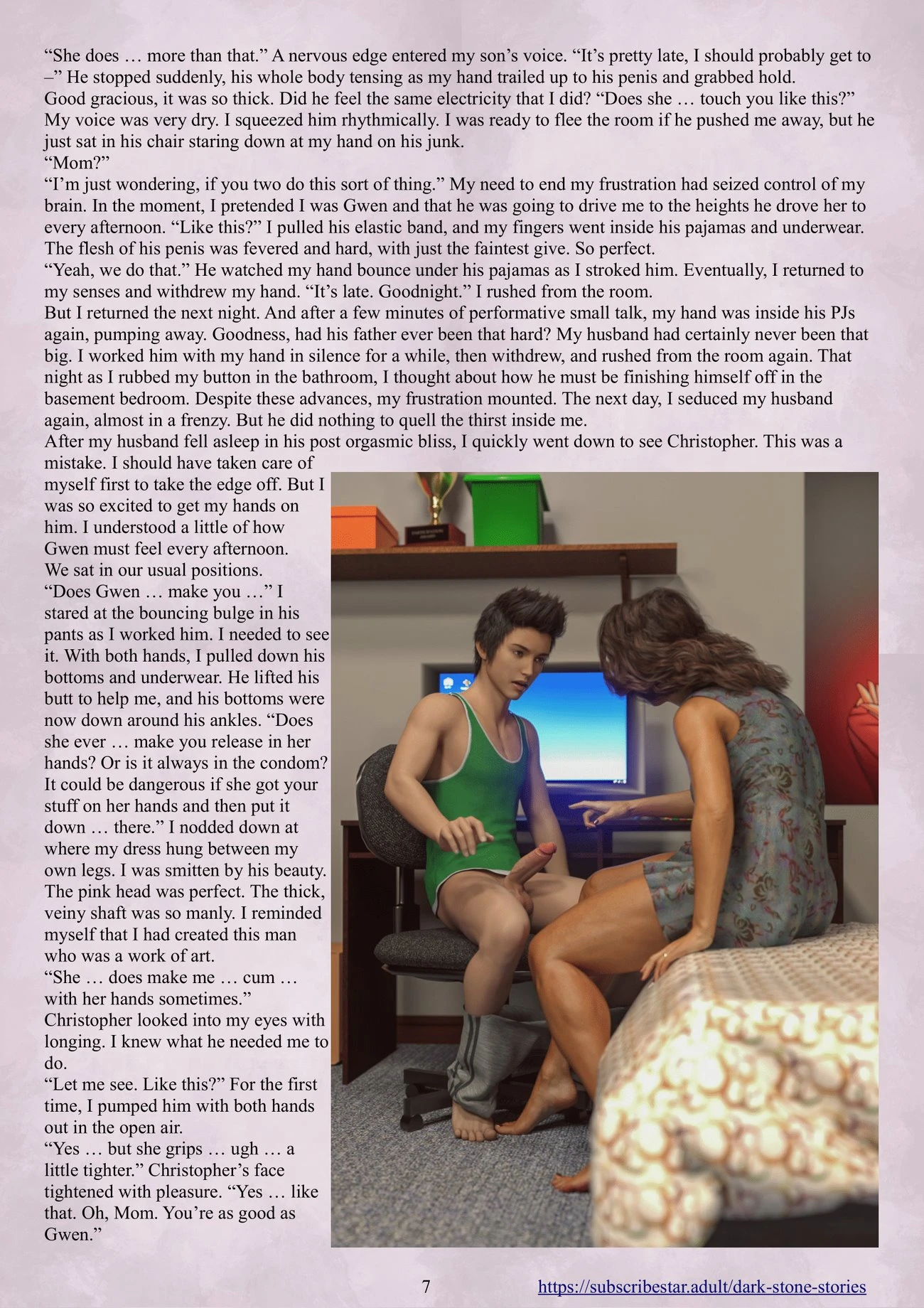 Noises Through the Wall Chapter 1 Dark Stone Stories porn comic picture 8