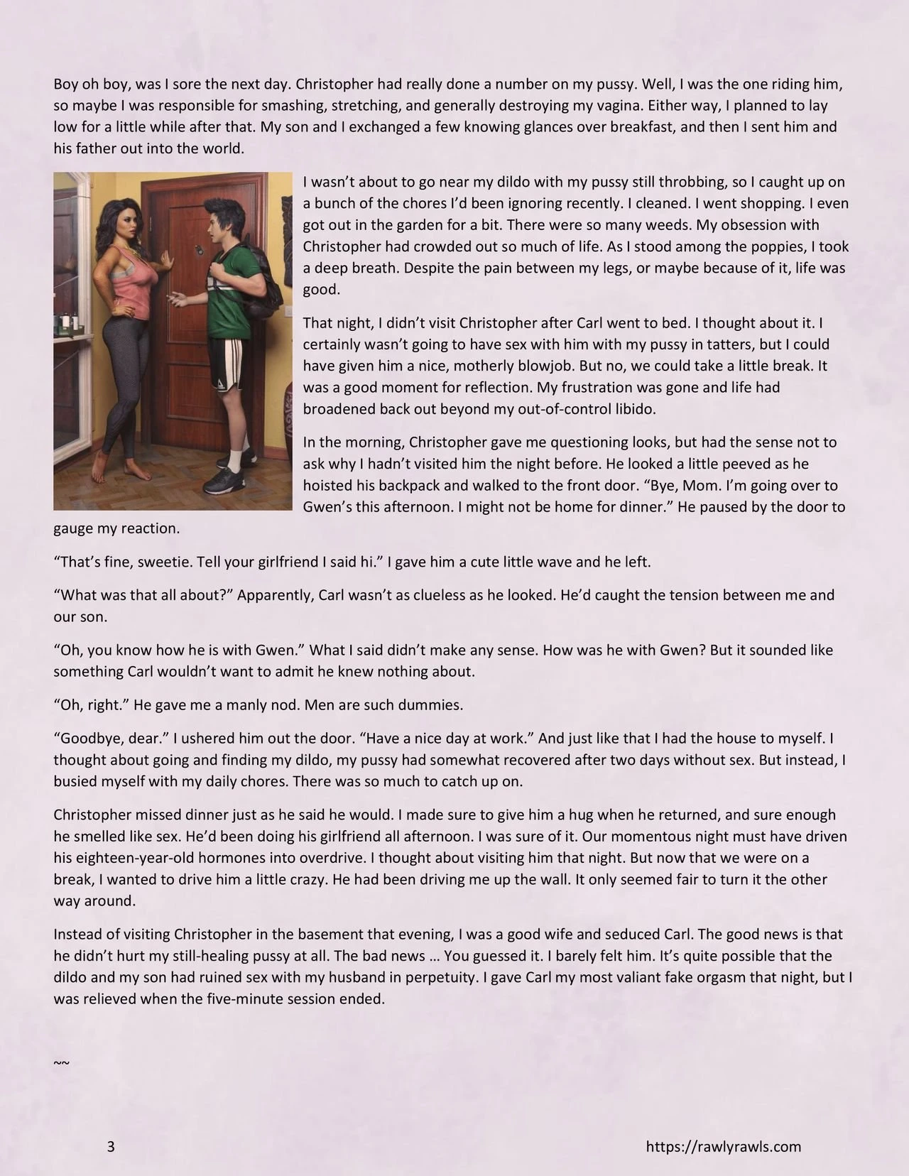 Noises Through the Wall Chapter 5: Rawly Rawls Fiction porn comic picture 3