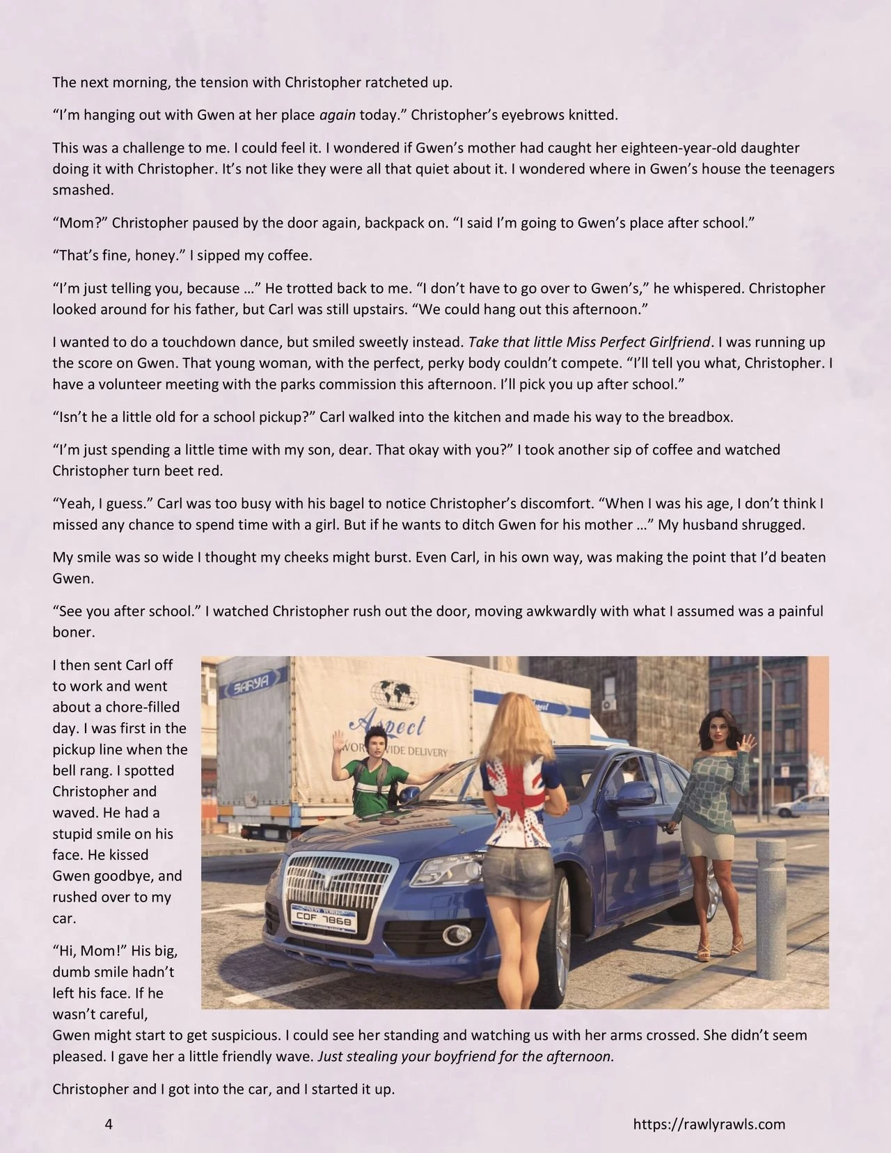 Noises Through the Wall Chapter 5: Rawly Rawls Fiction porn comic picture 4