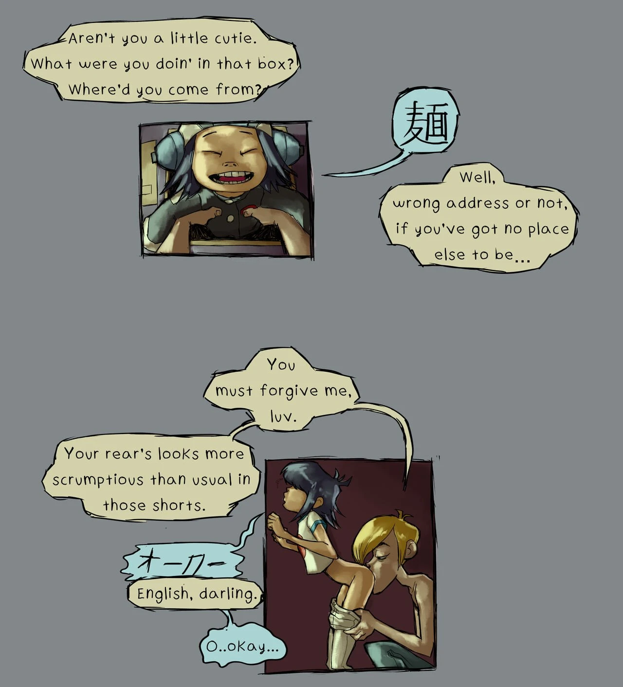 Noodle Bad Ending porn comic picture 1